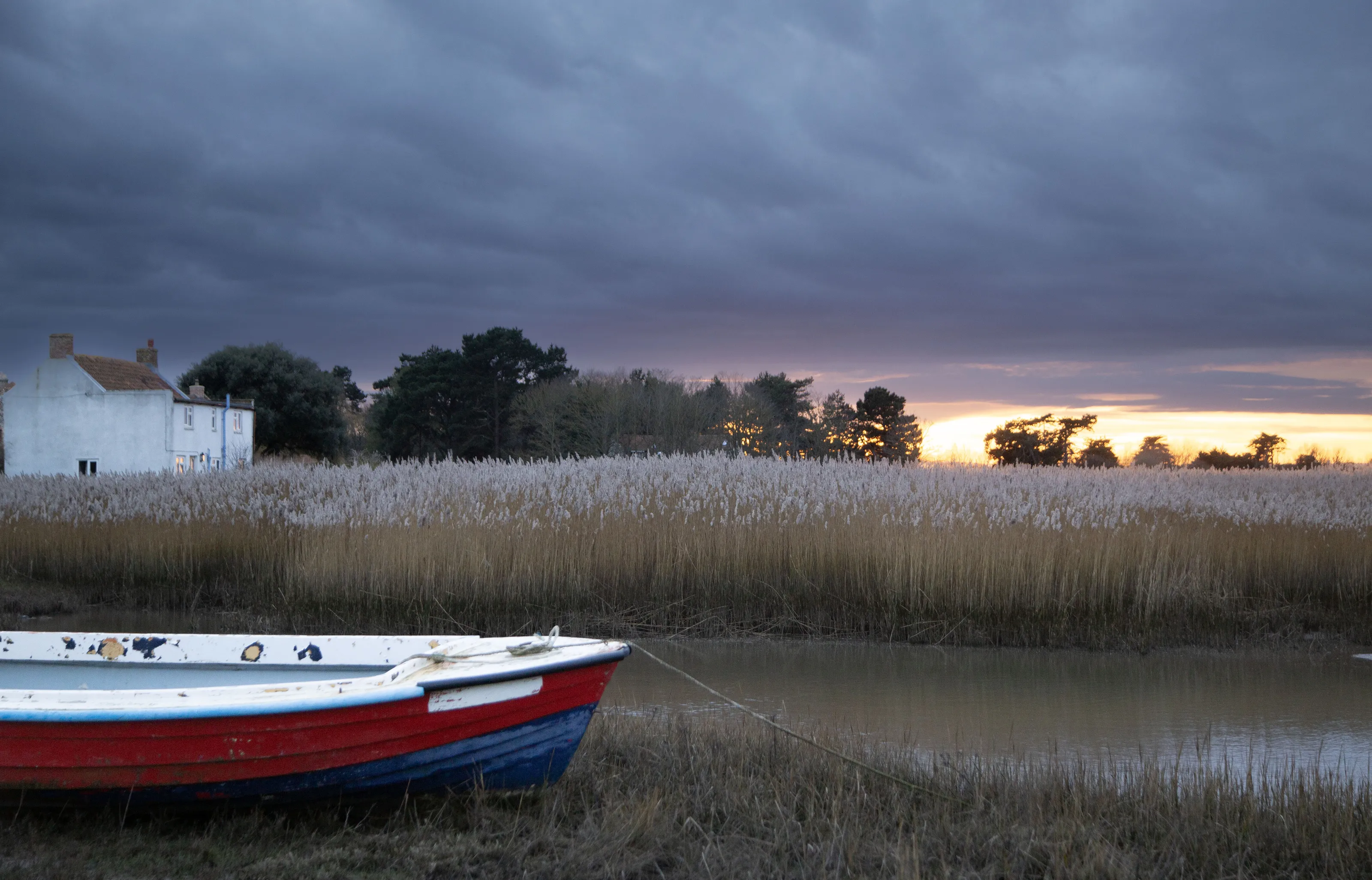 Brancaster Staithe at sunset