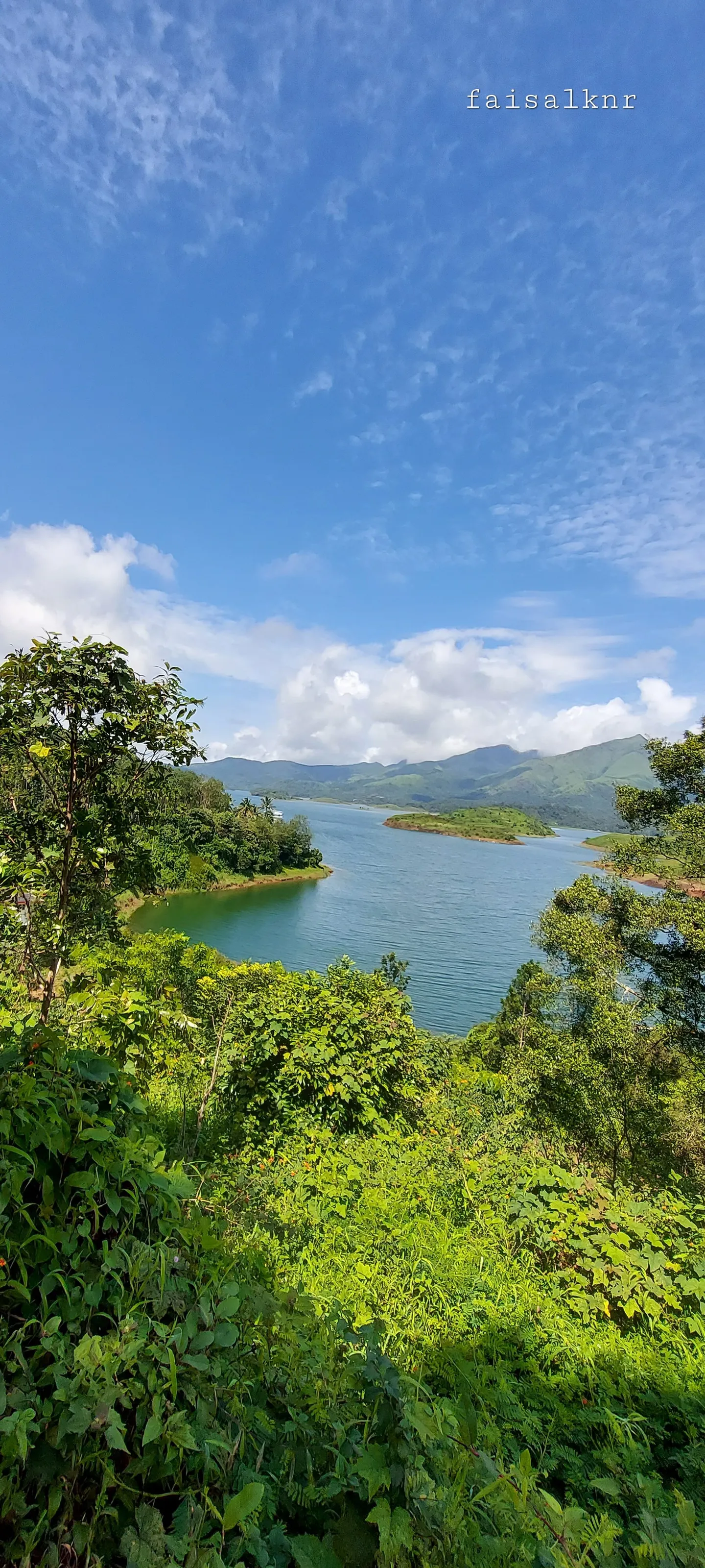 A dam view
