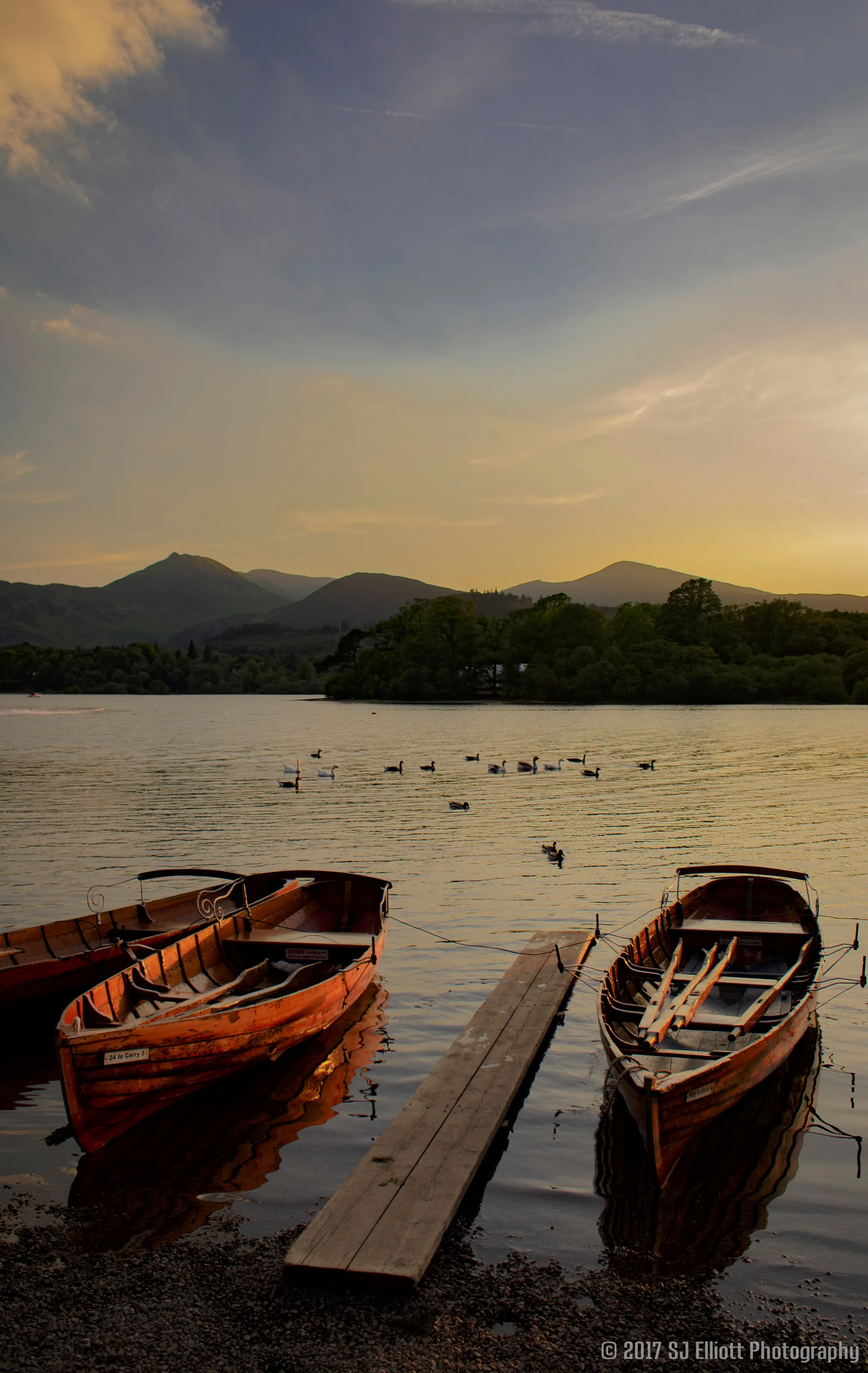 Sunset at Derwentwater