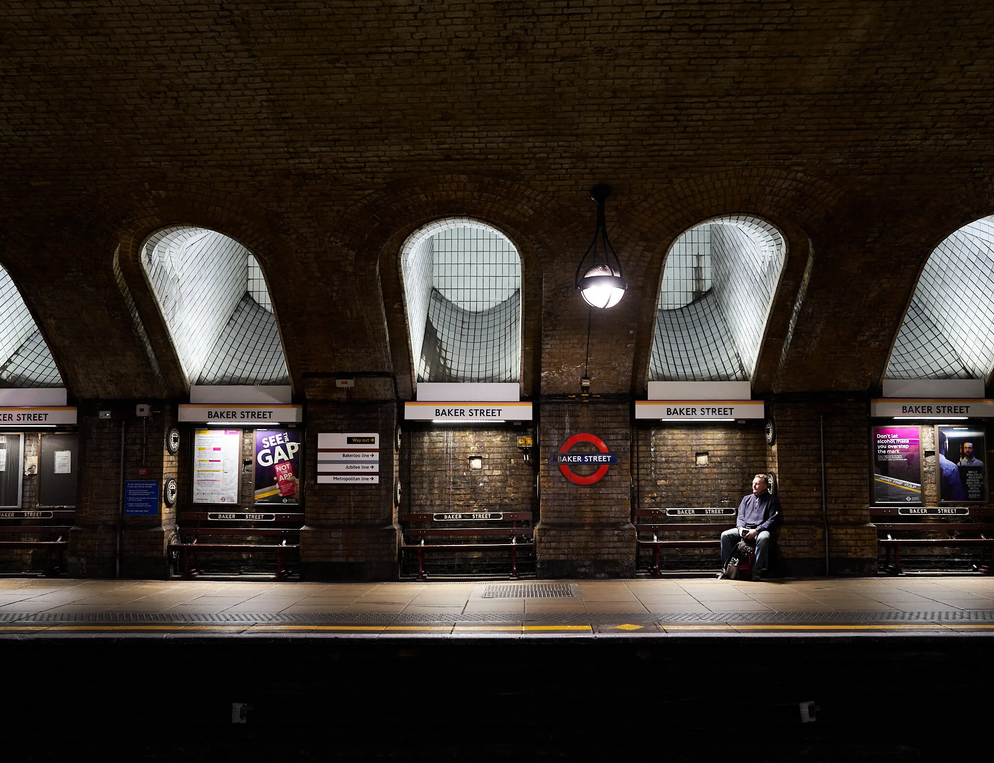 A Lone at the Station