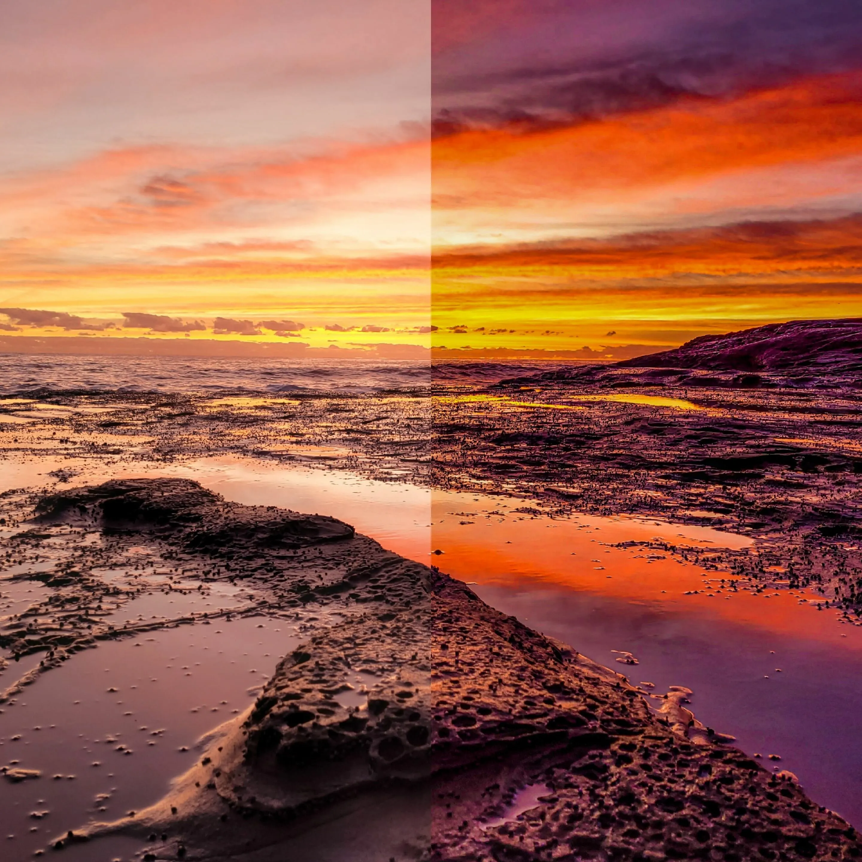 Landscape before/after editing pt.2