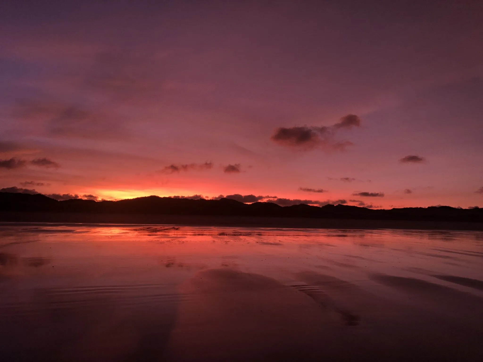 Early morning sunrise