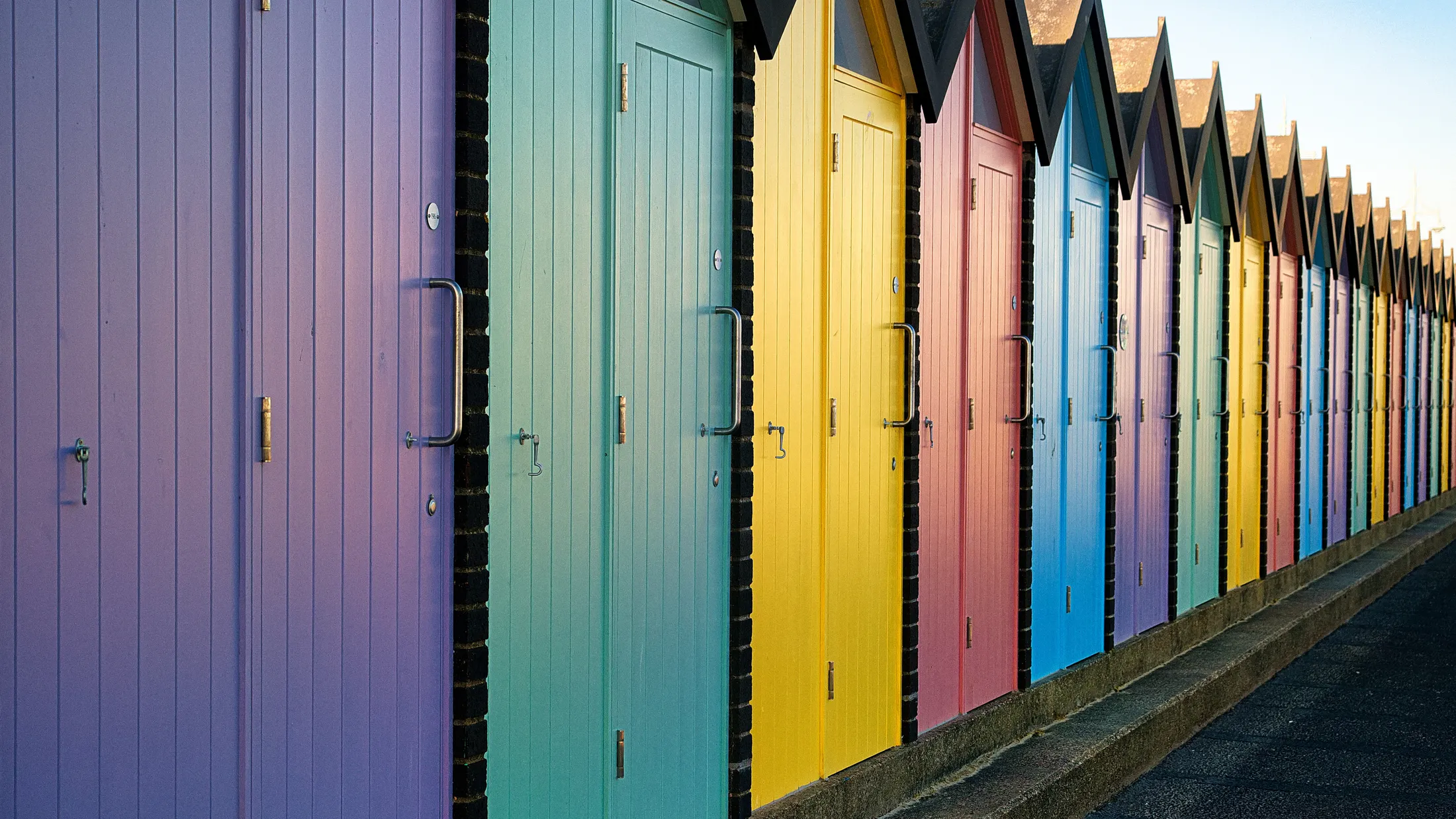 Beach huts
