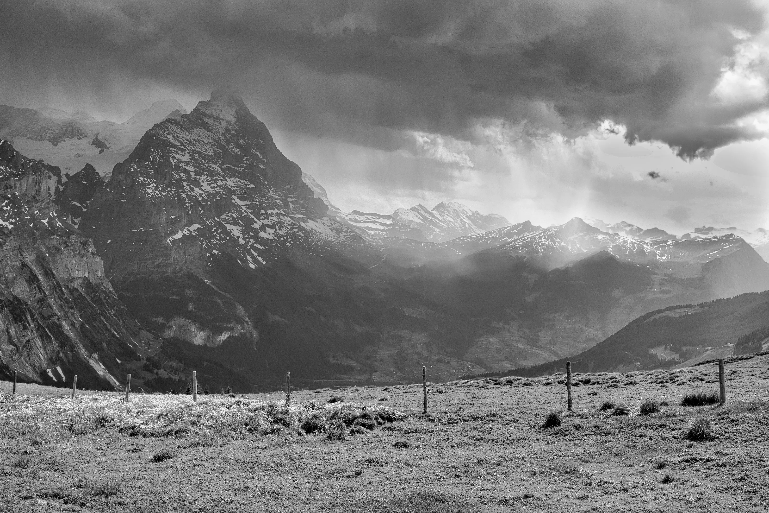 Rain over Eiger