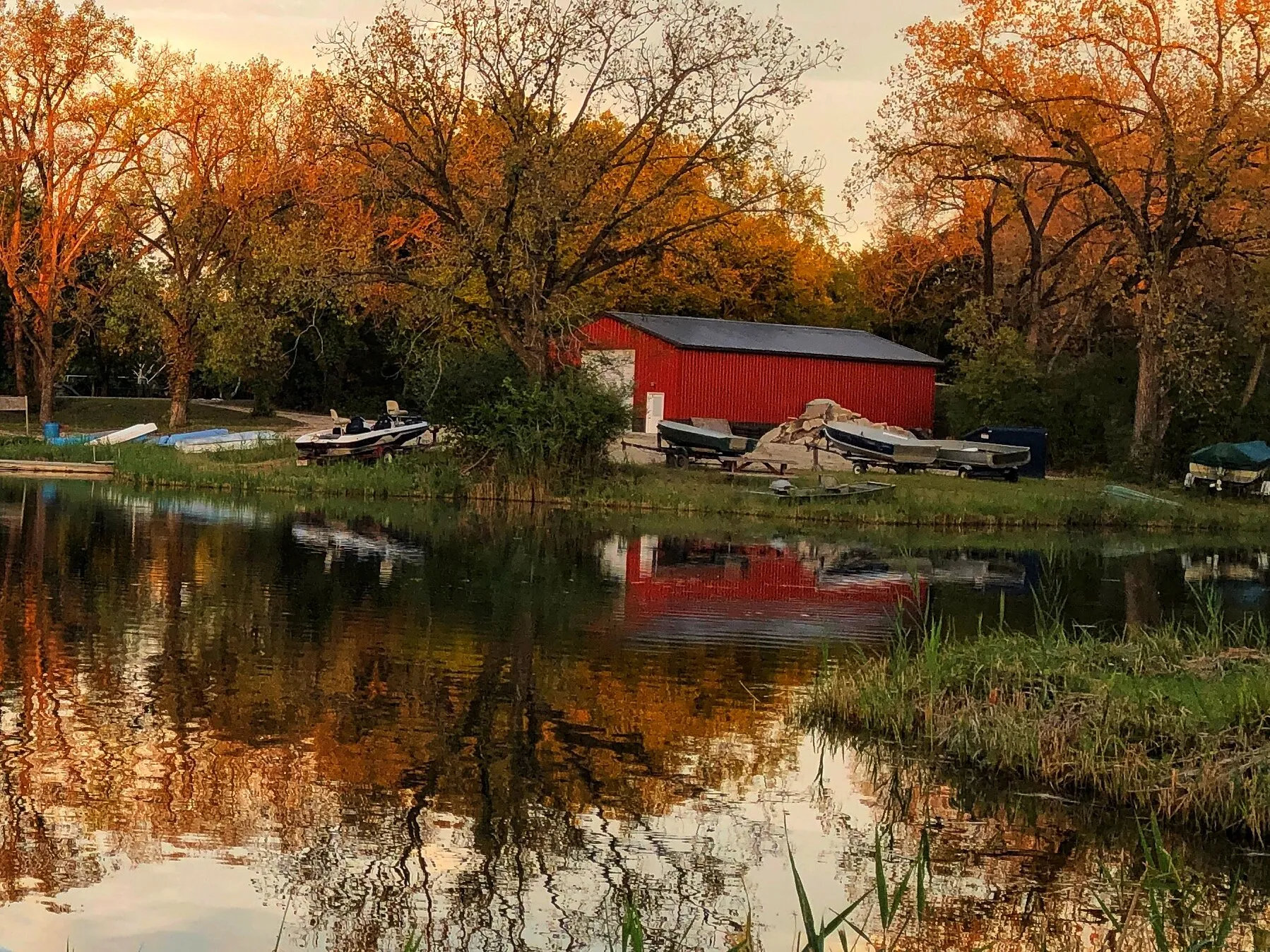 Fall Day at the Lake