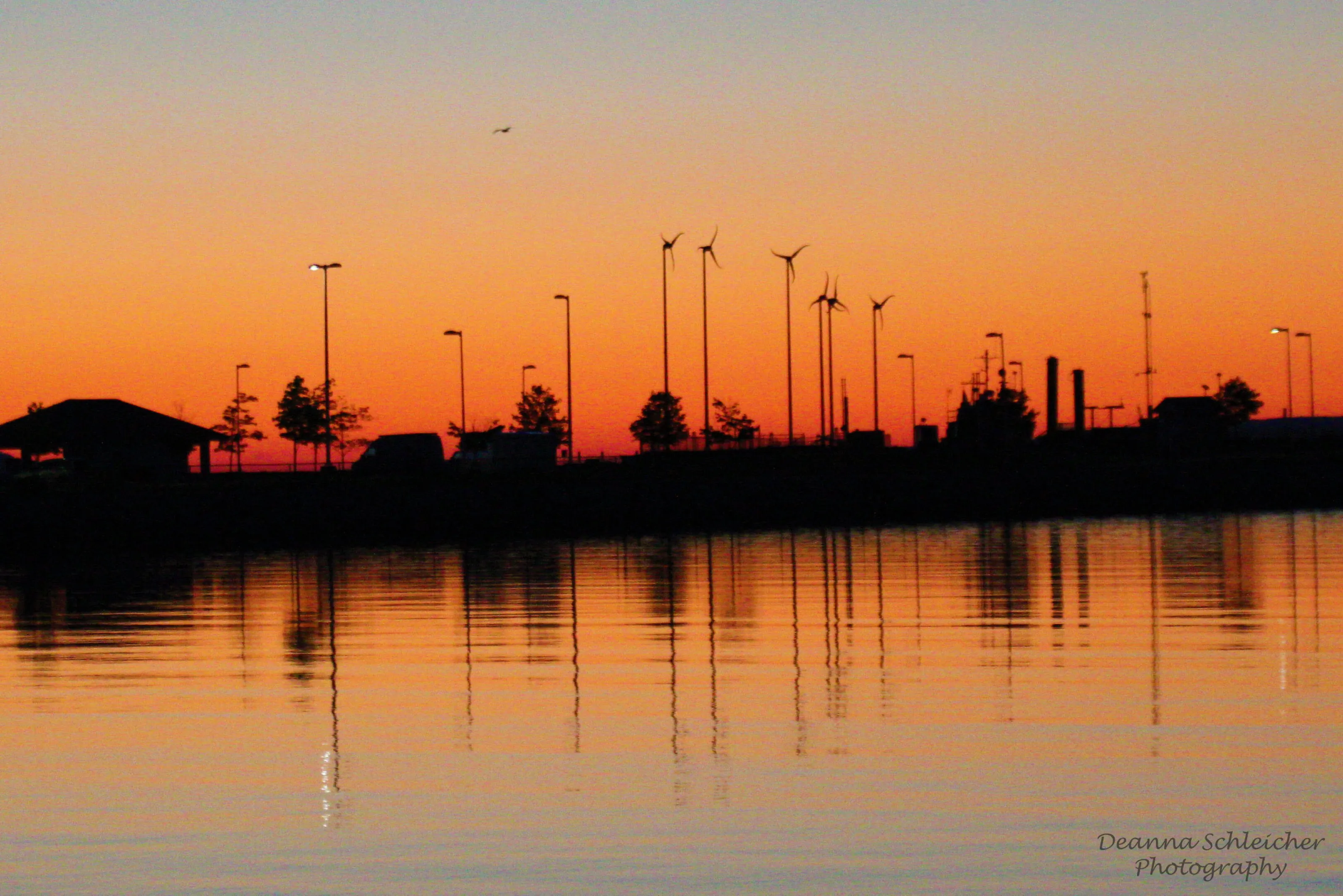 Sunrise reflection