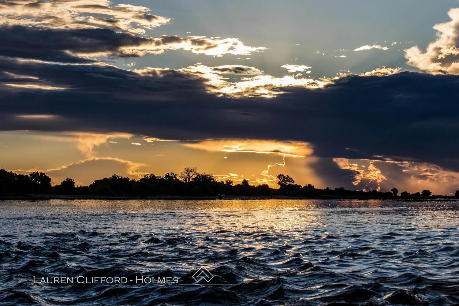 Sunset over the Chobe River, Botswana