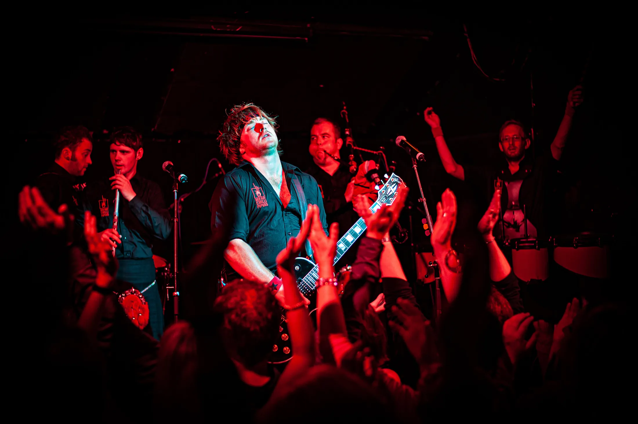 Red Hot Chilli Pipers - in Red