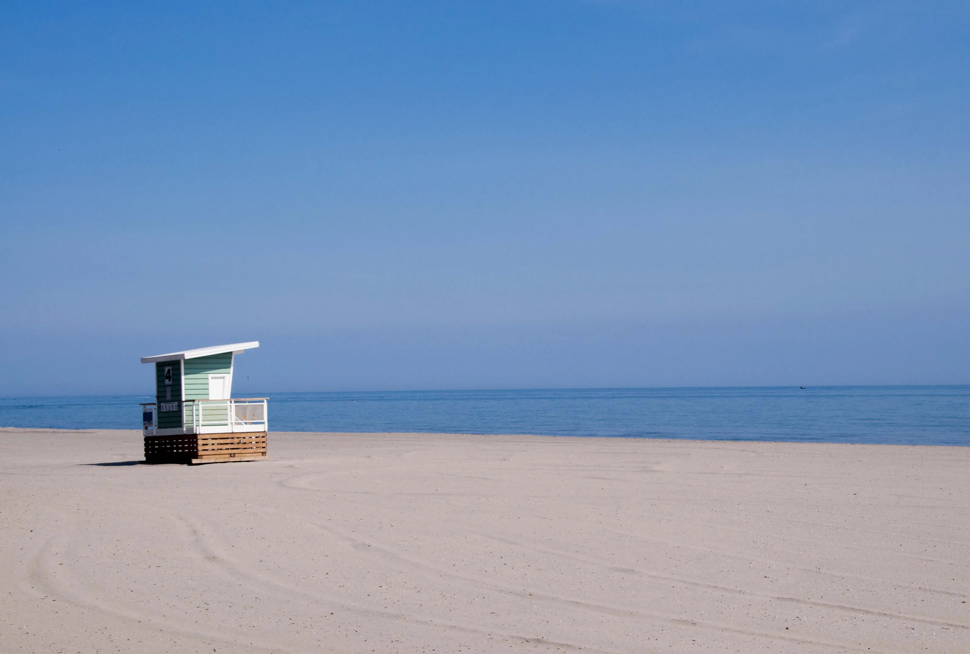 Beautiful, empty and quiet beach