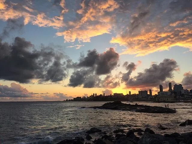 pôr do sol