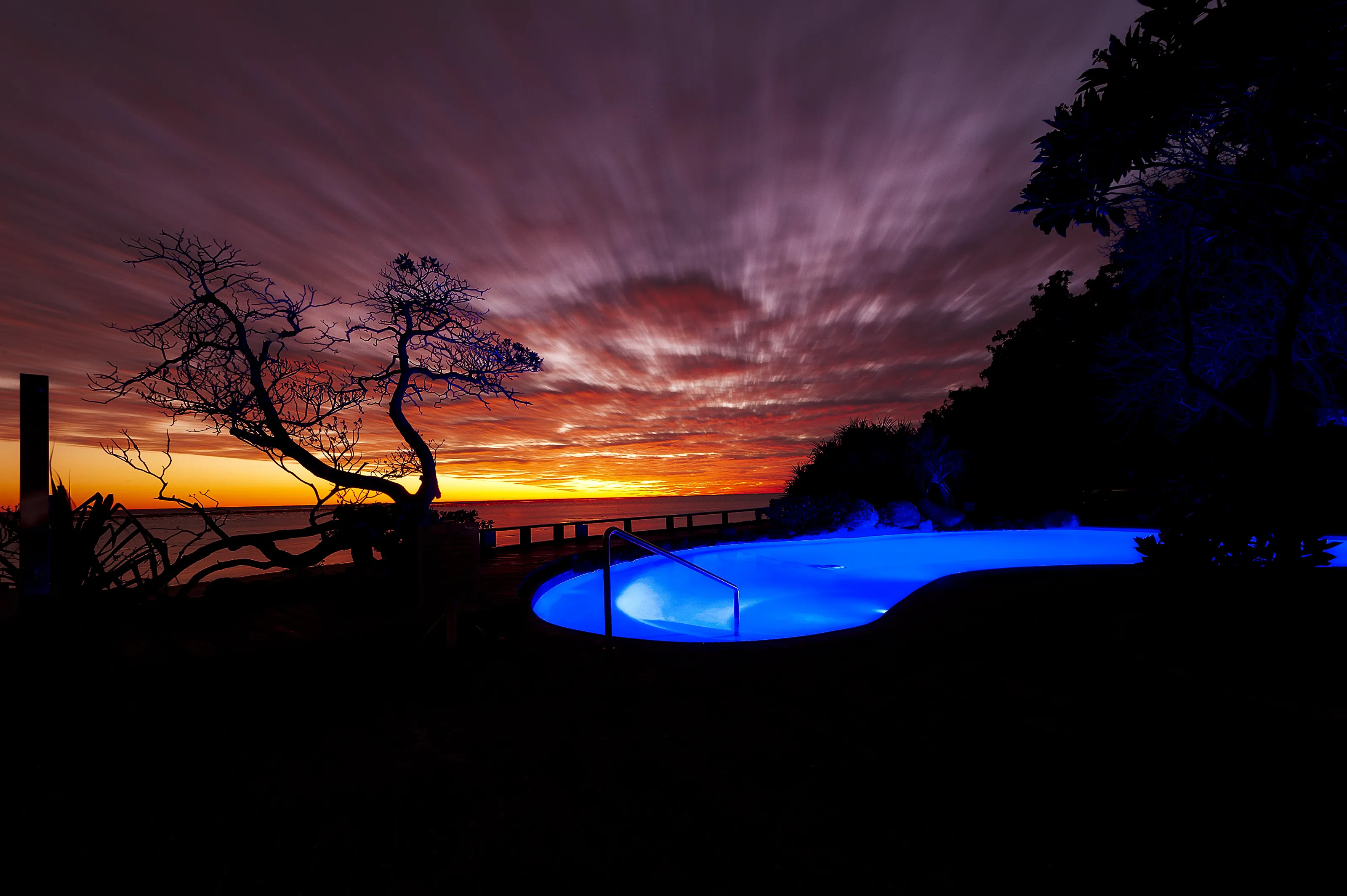 Blue Pool and Sunrise II