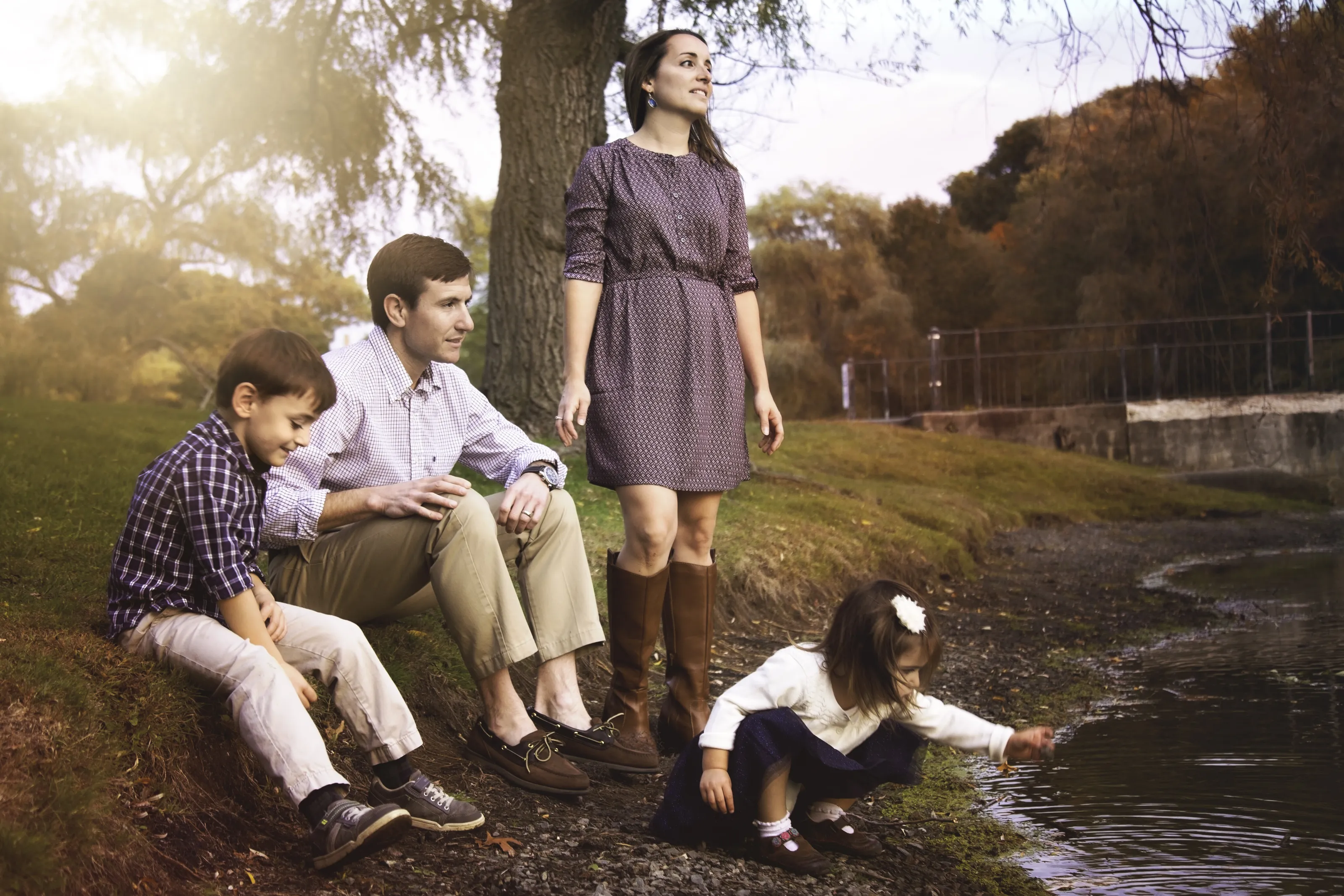Family by the Water