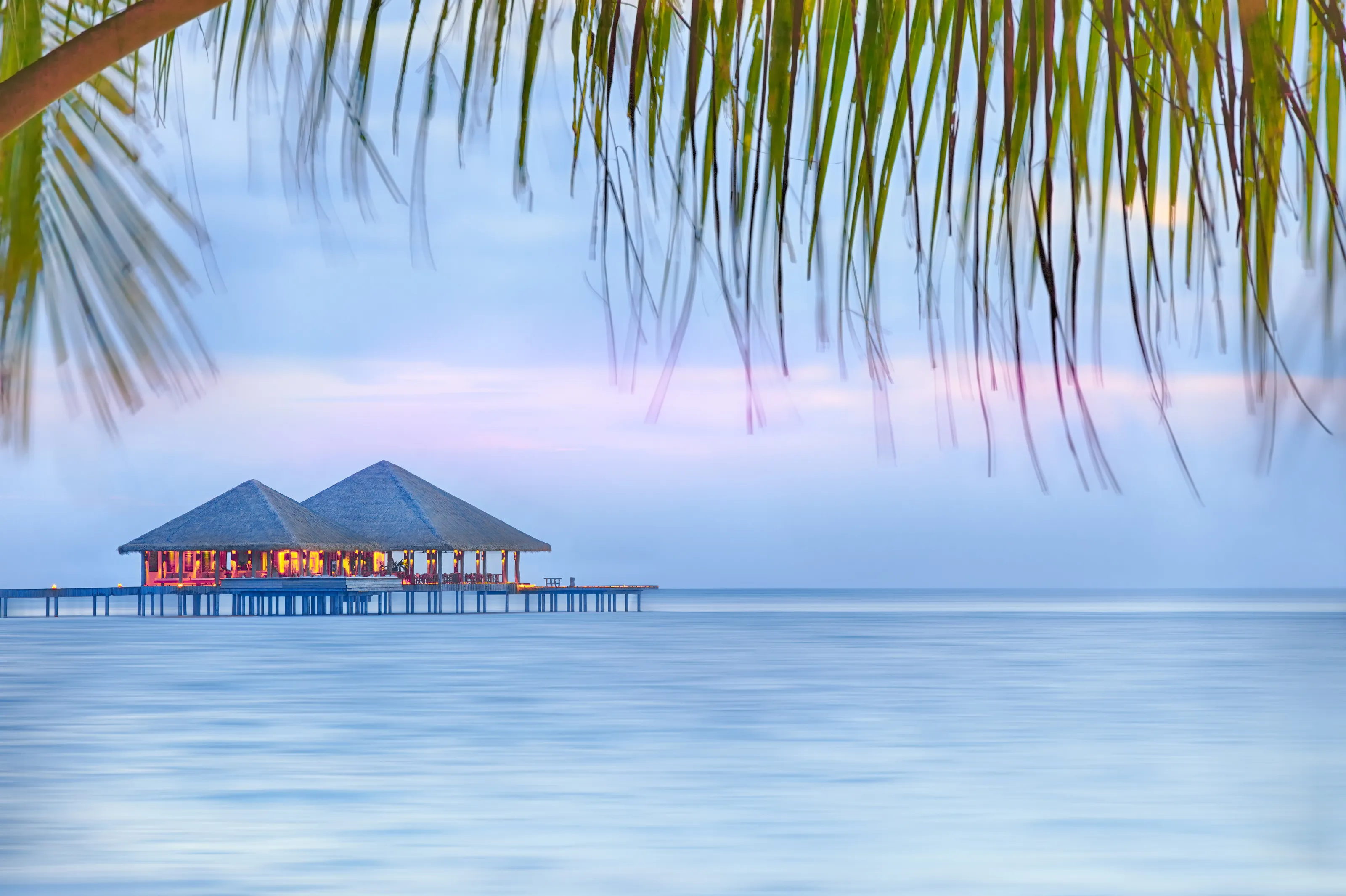 secluded paradise villa in the middle of the ocean