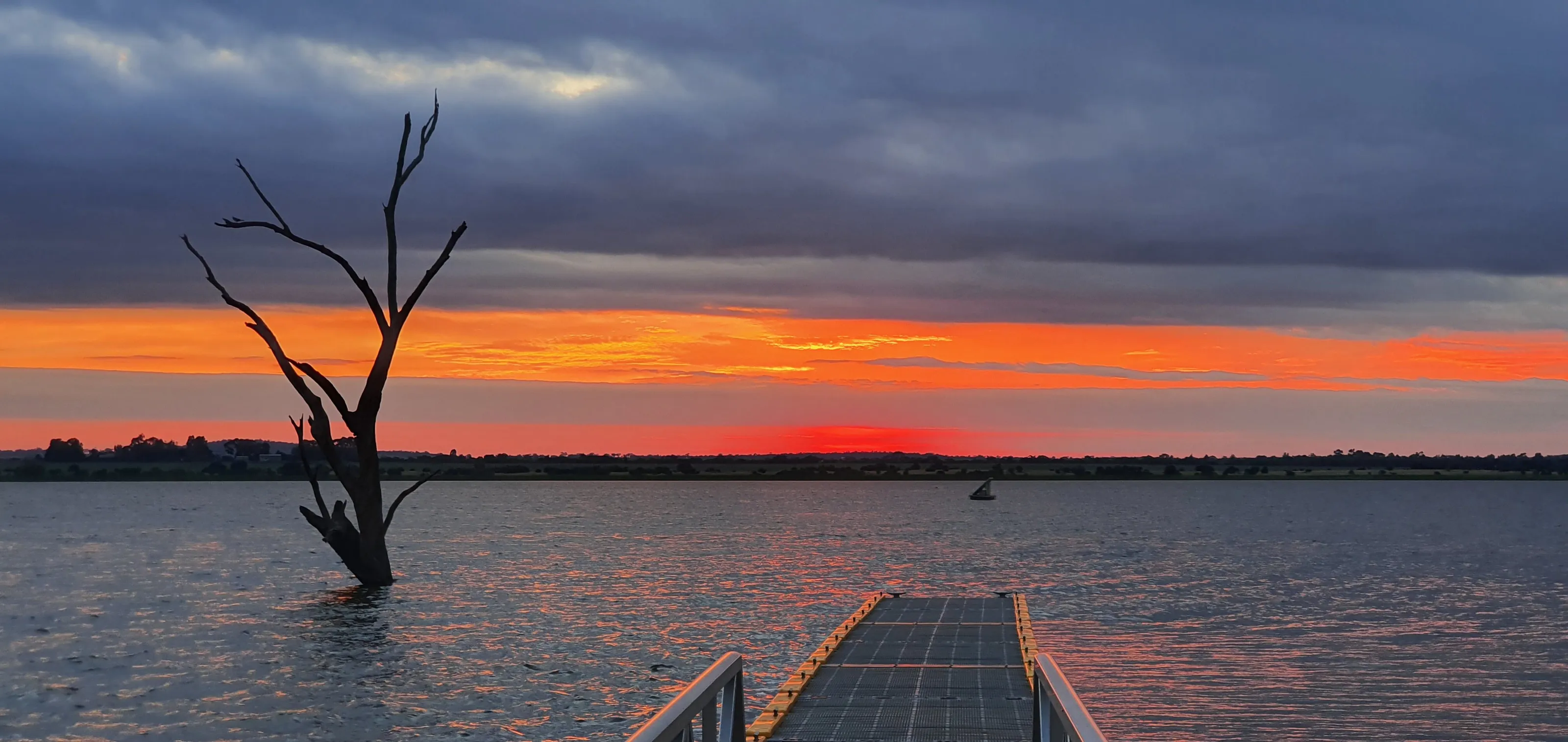 Sunrise at Lake Wyangan
