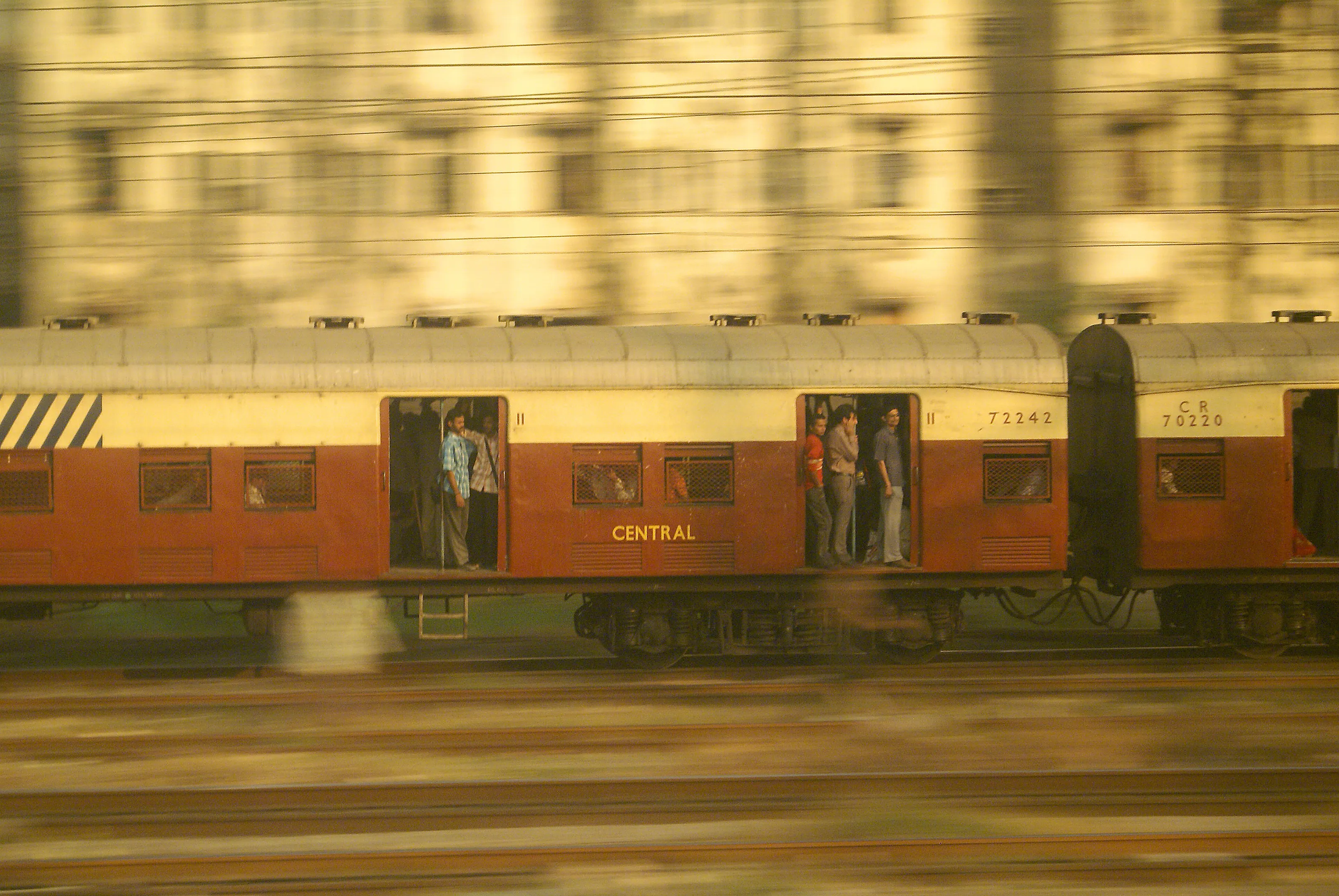 Indian people commute.