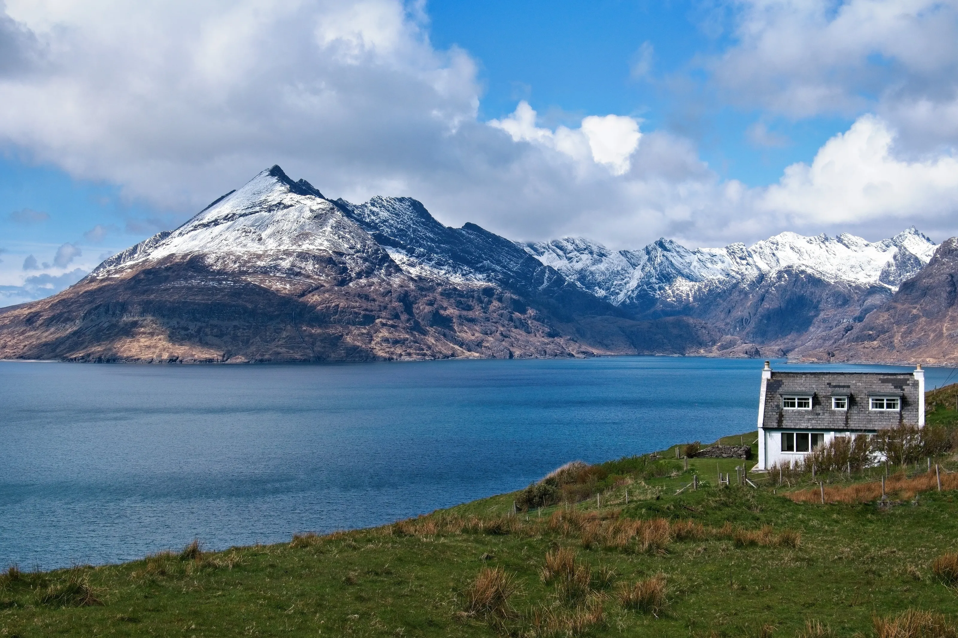 Skye cottage view