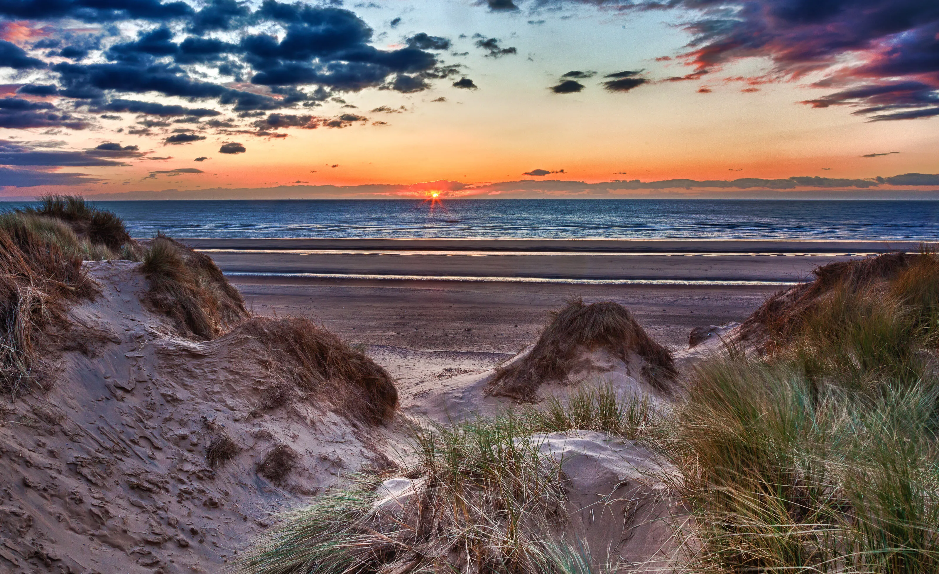 Sunset at Formby Beach
