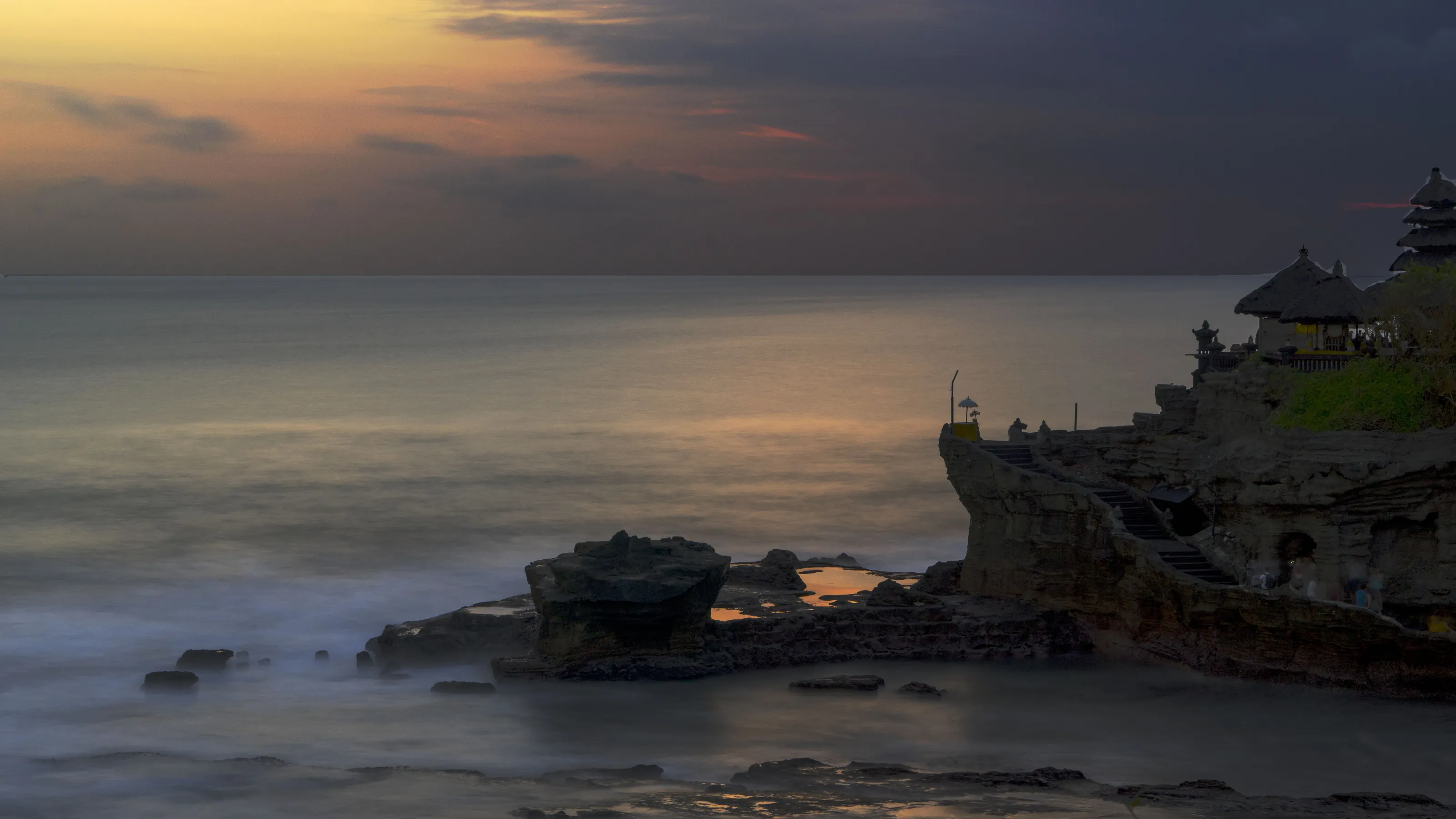 Dusk over Tanah Lot Bali