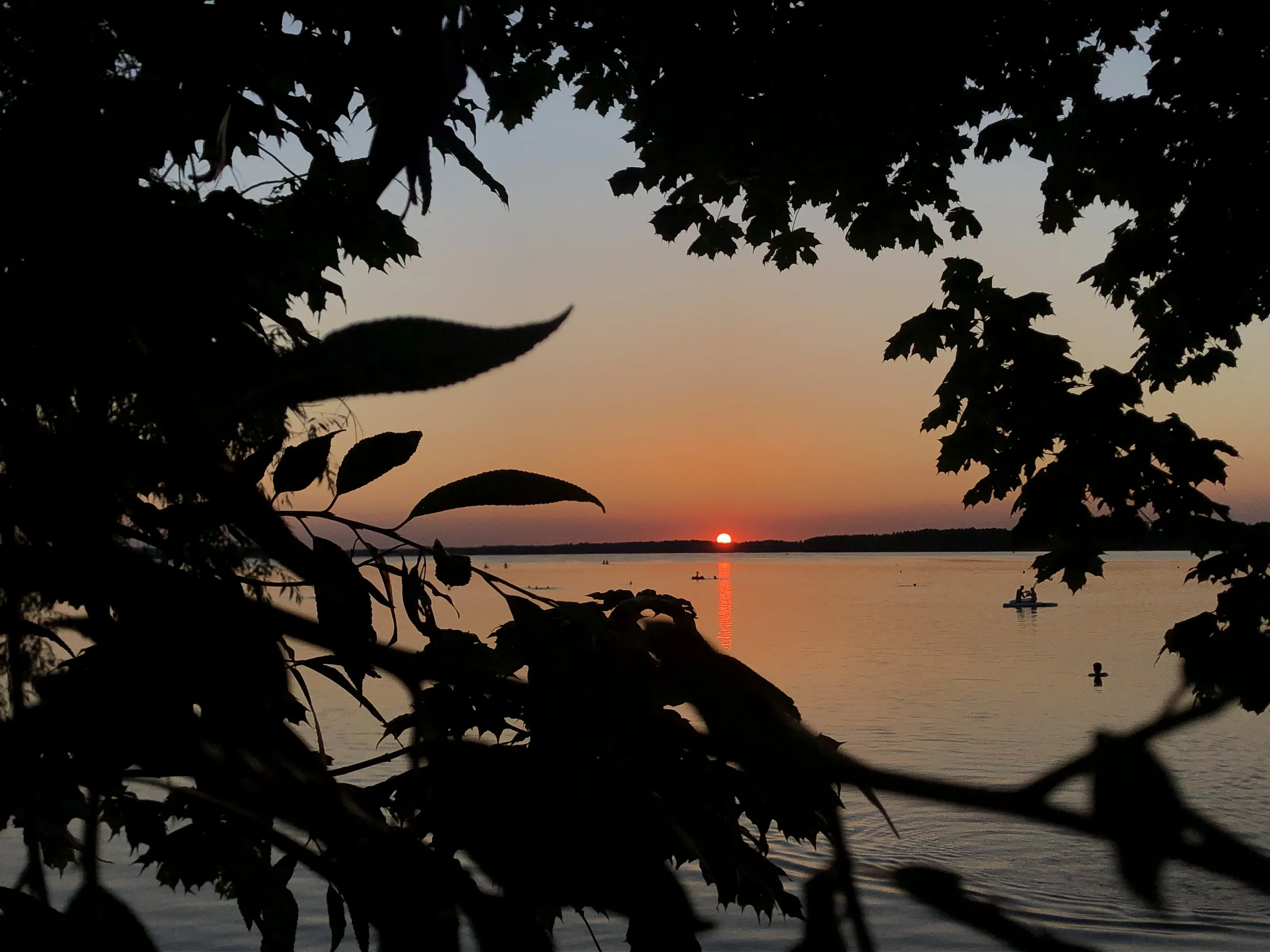 Last summer sunset