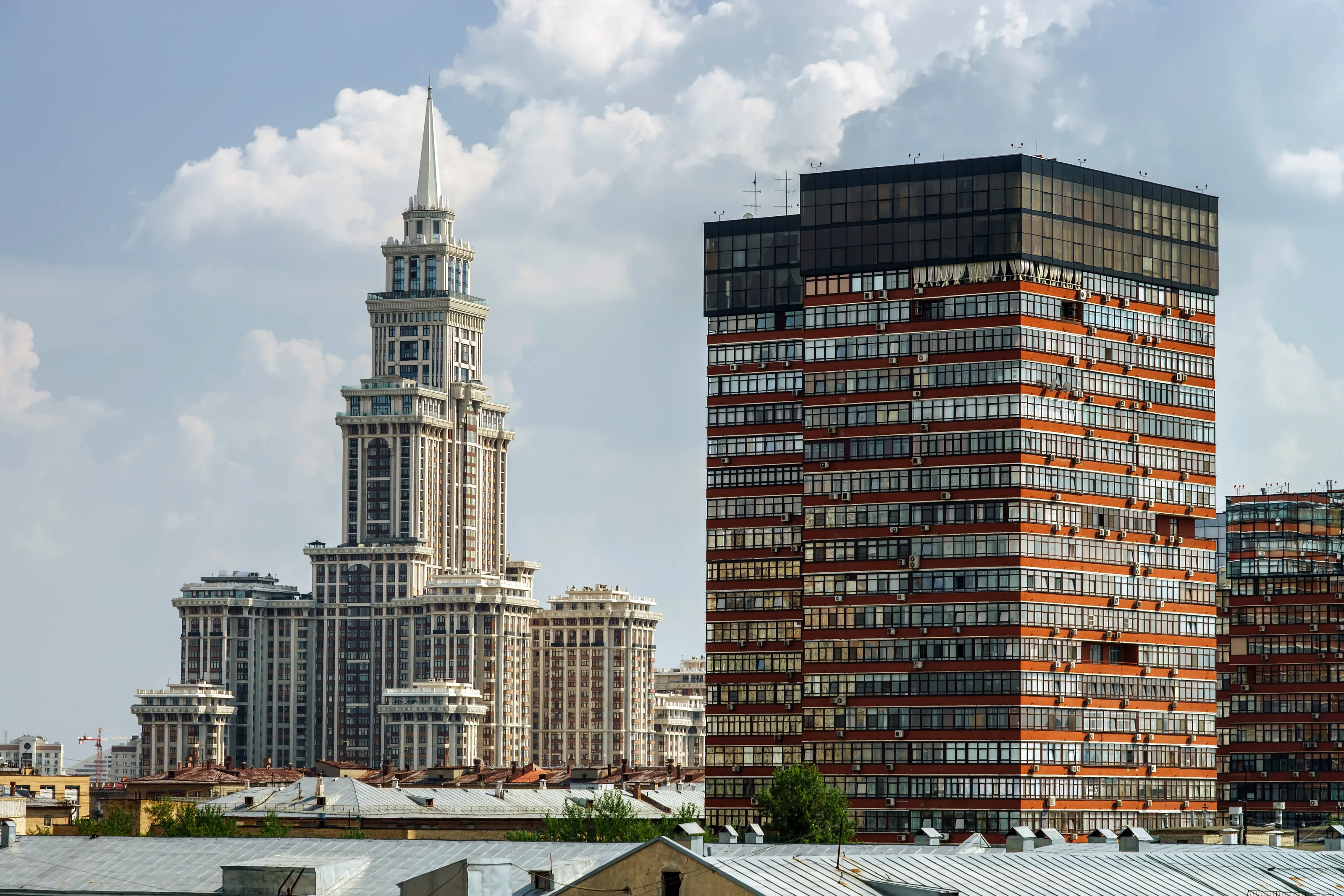 New city skyscrapper in Moscow