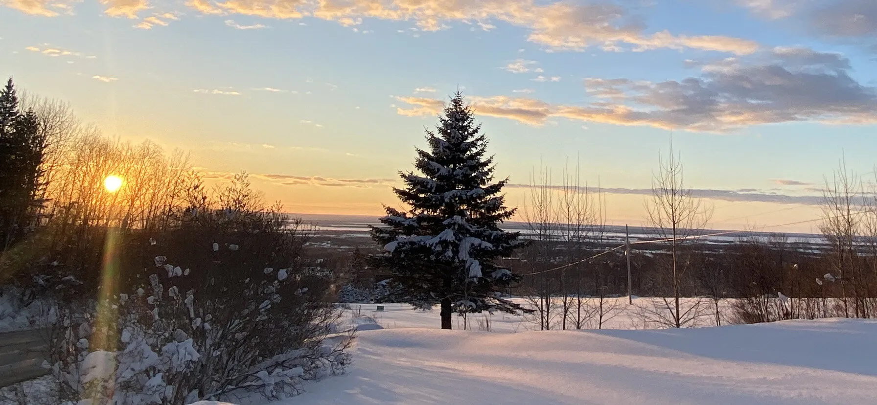 Lake Champlain from Fairfield Hill