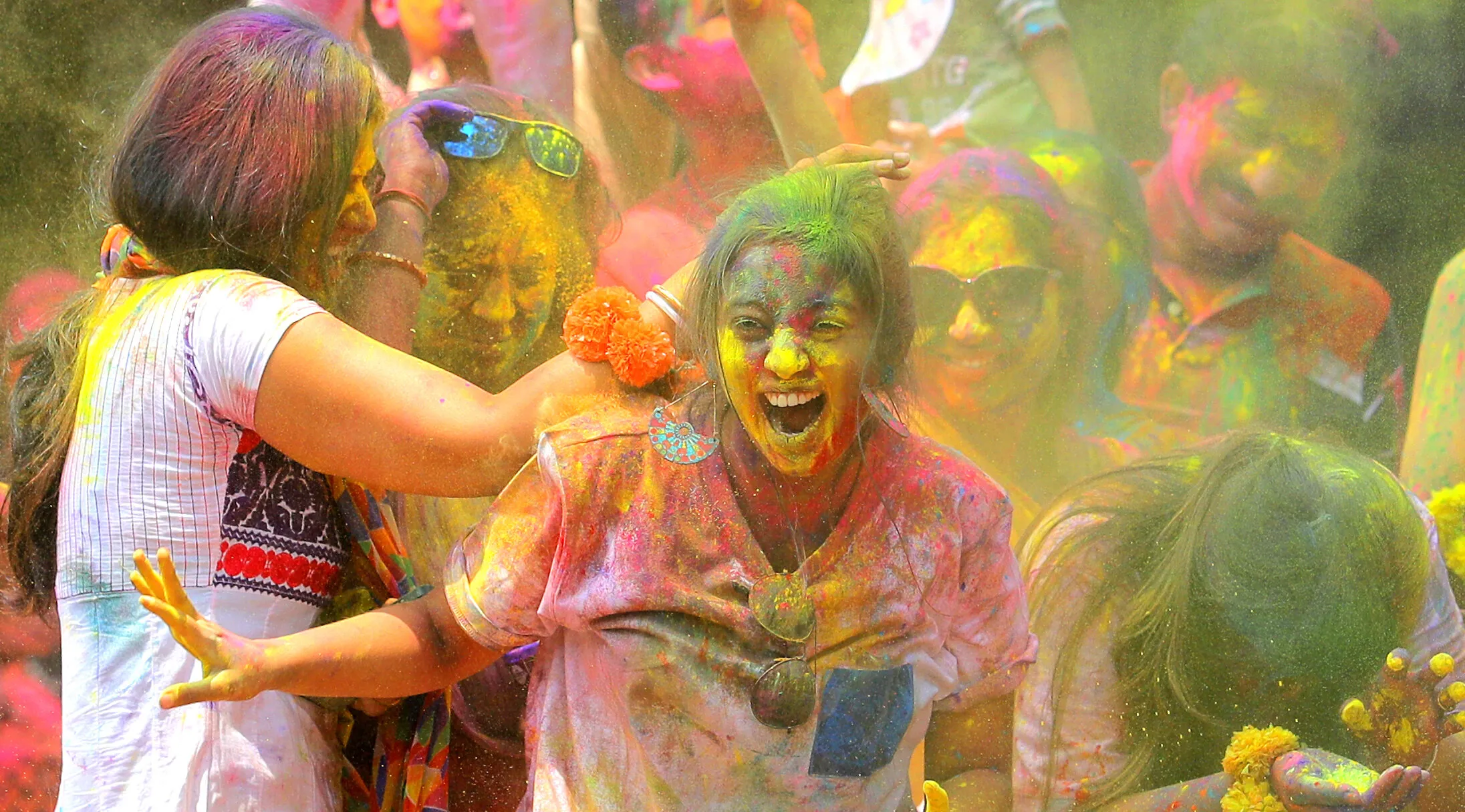 Holi celebration