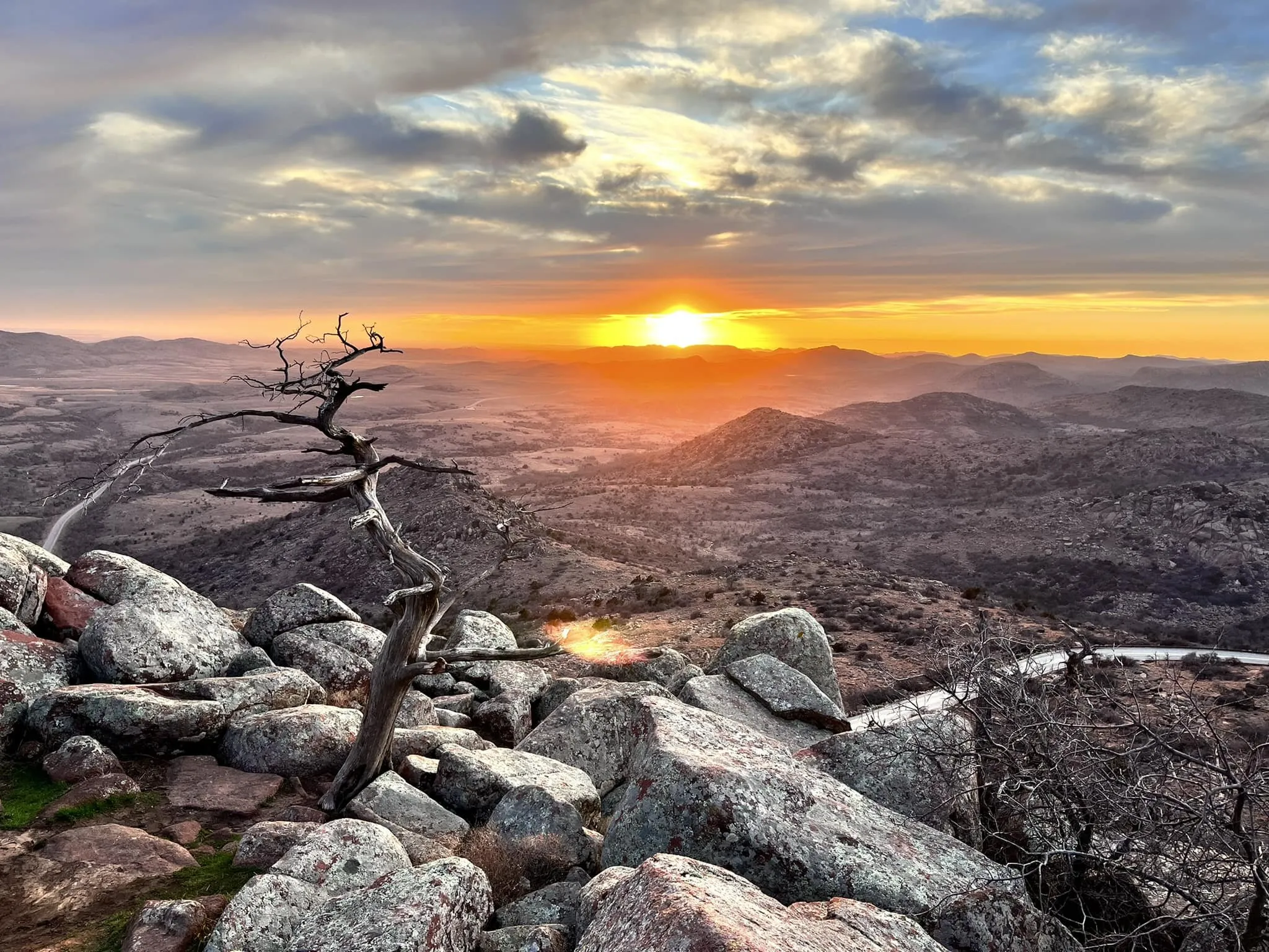 Sunset on Mt. Scott