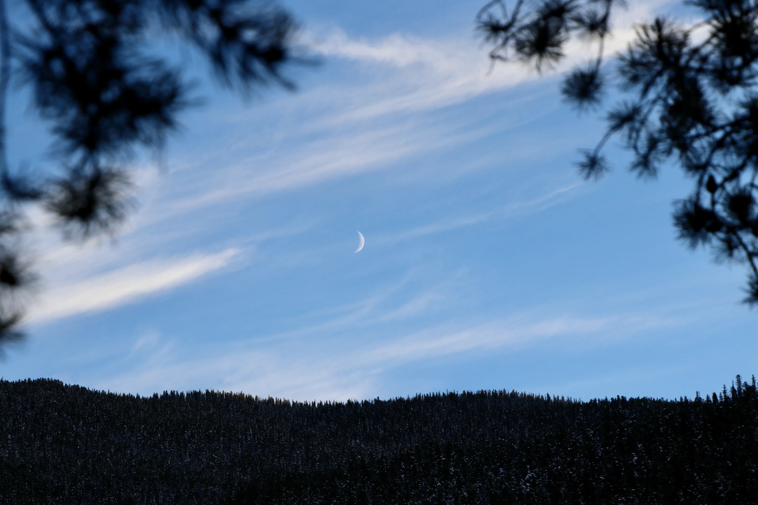 Moonrise in the Rockies