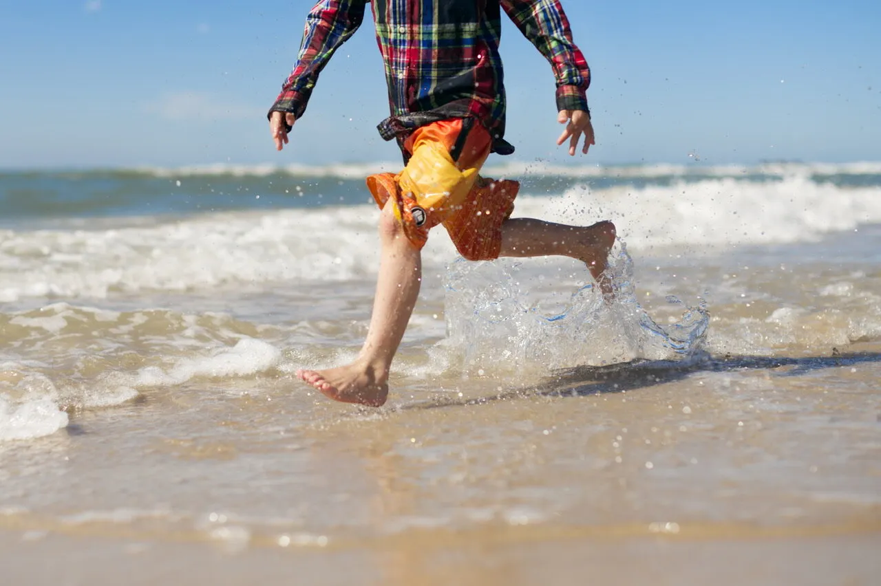 Running in water
