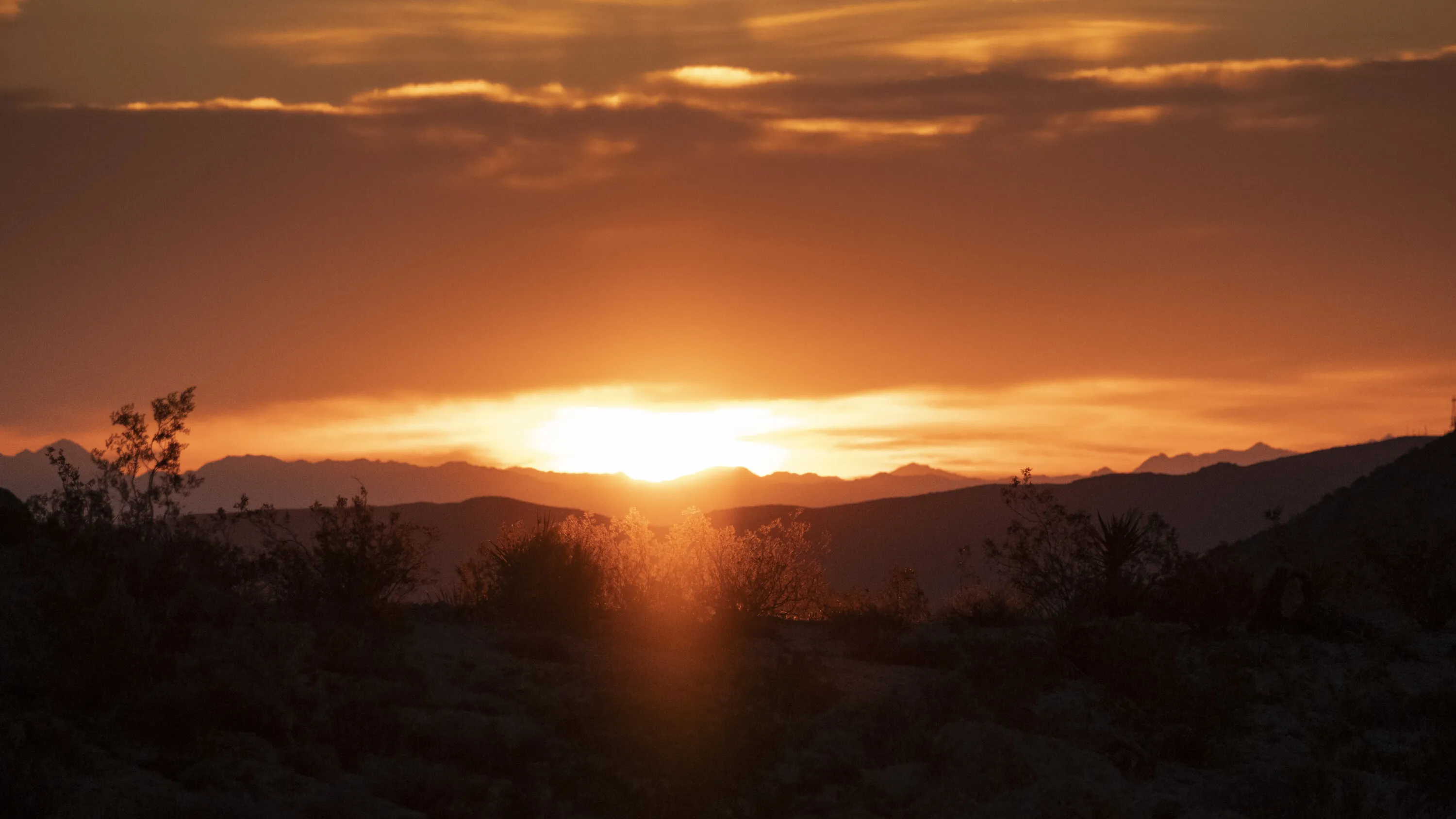 Desert sunrise