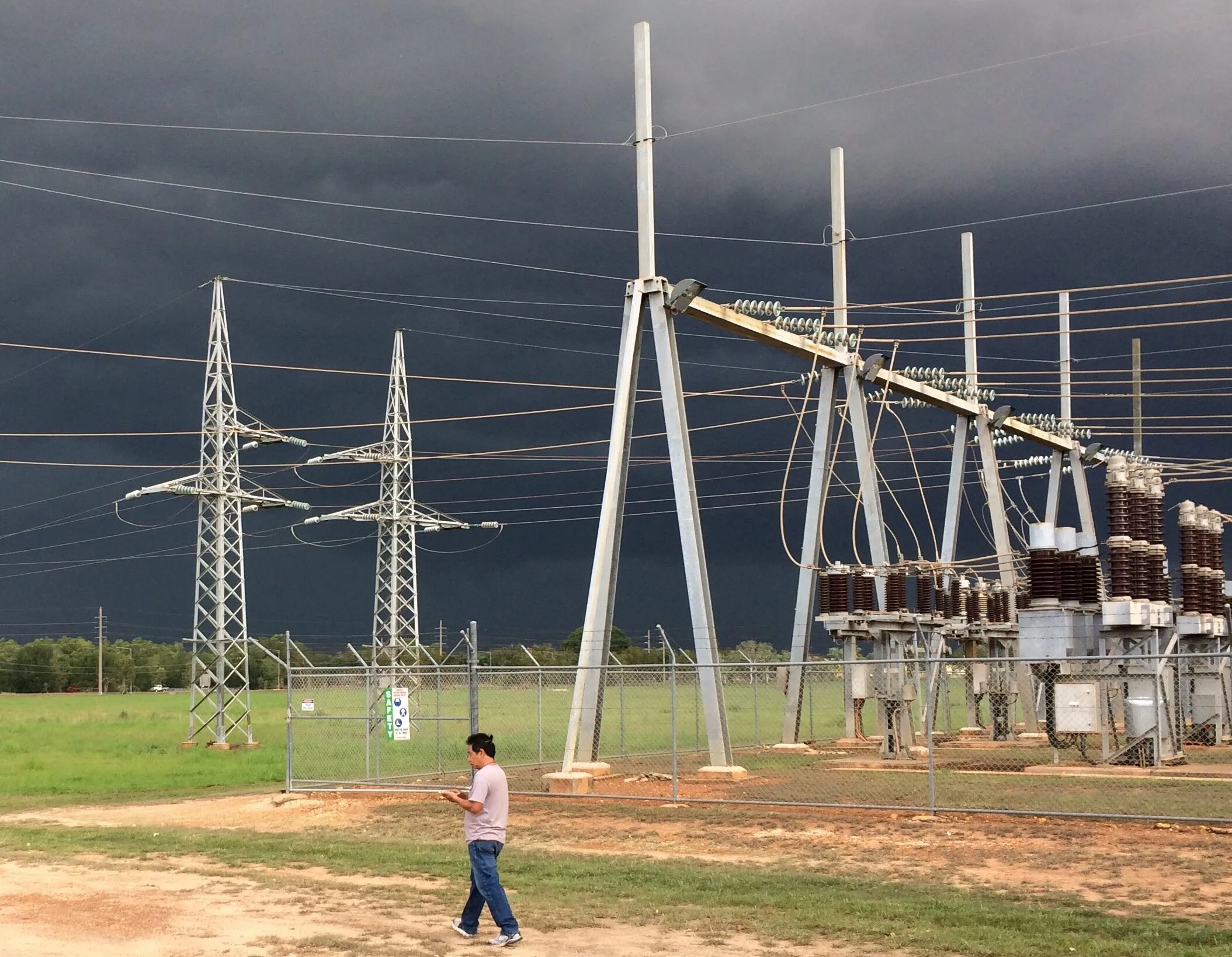 Darkened Powerlines