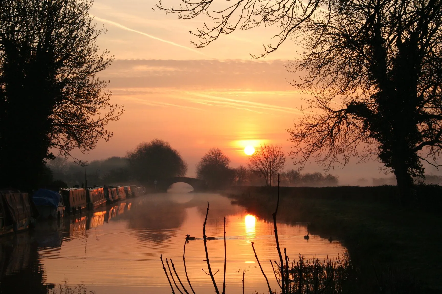 Evening Walk by Shardlow