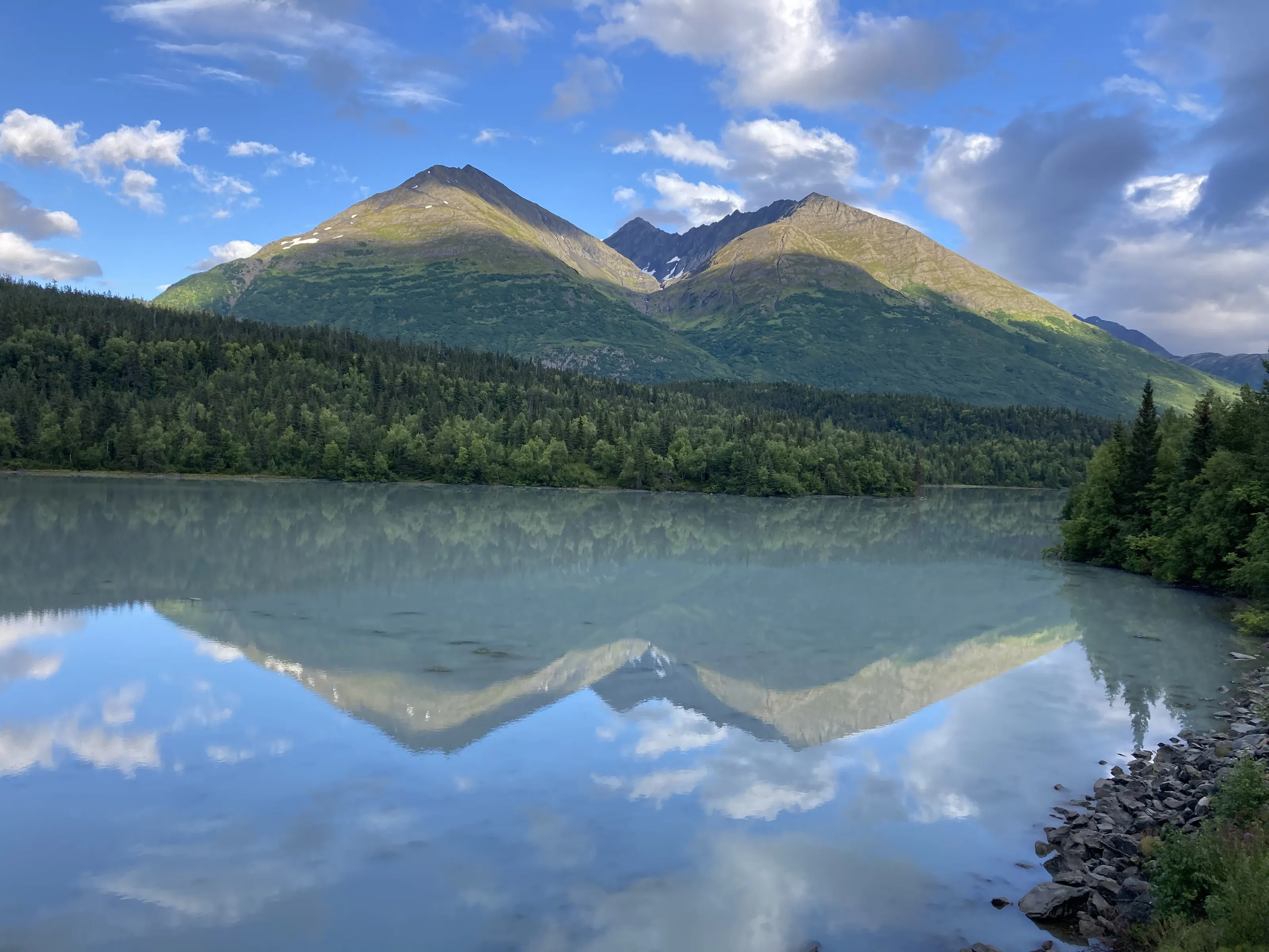 Mountain reflection