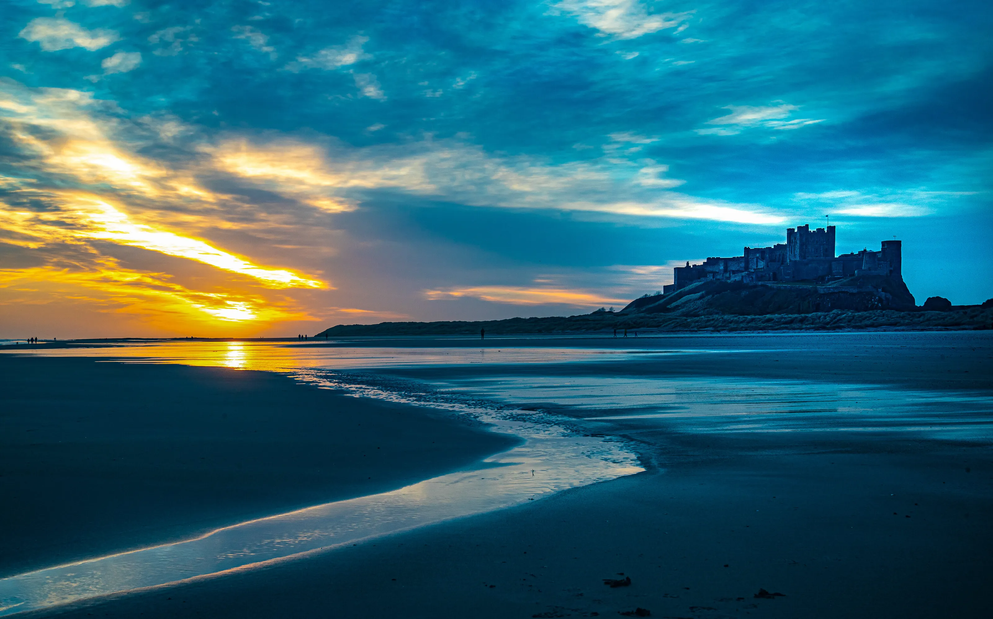 Bamburgh Castle Sunrise
