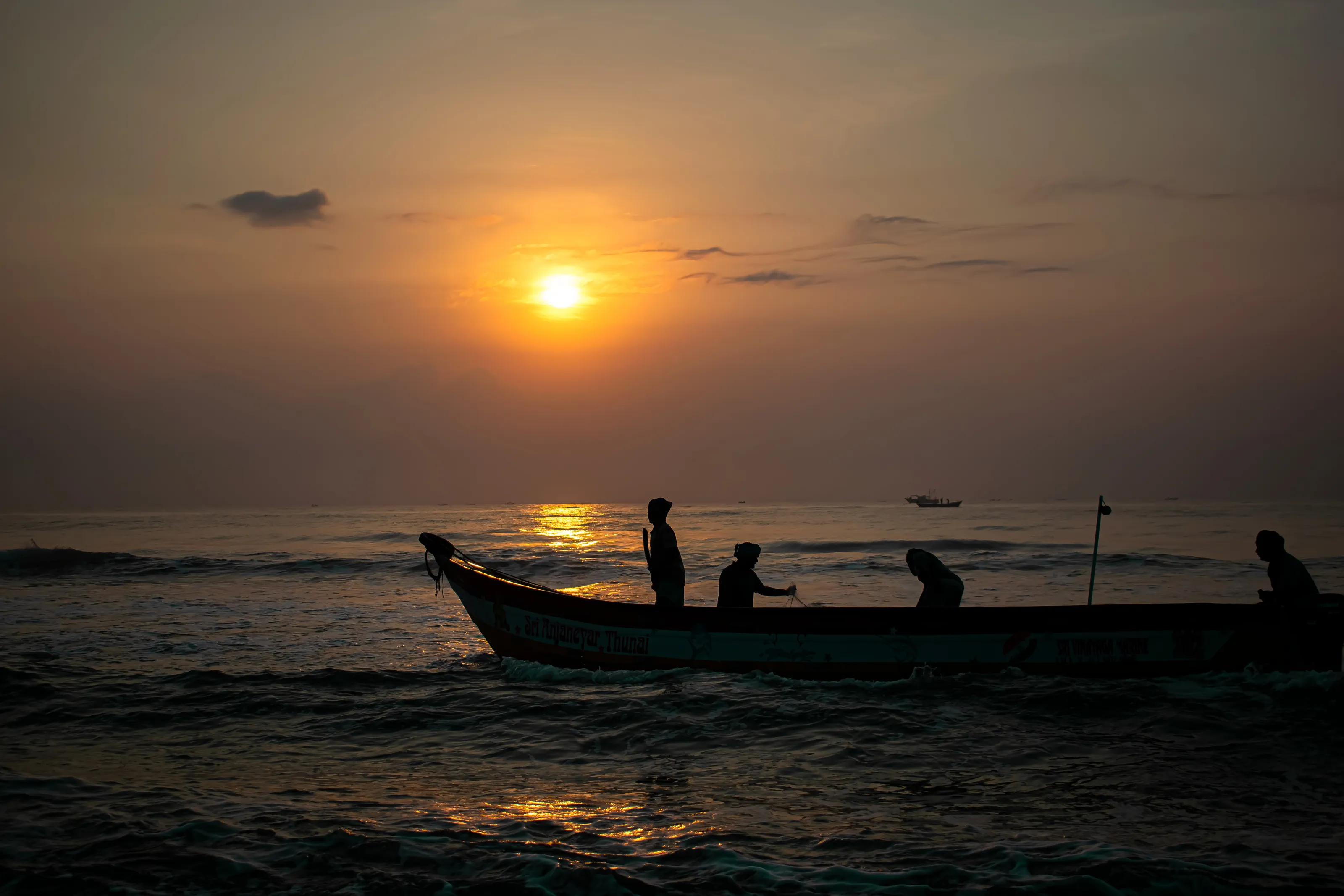 sunrise at Pondicherry
