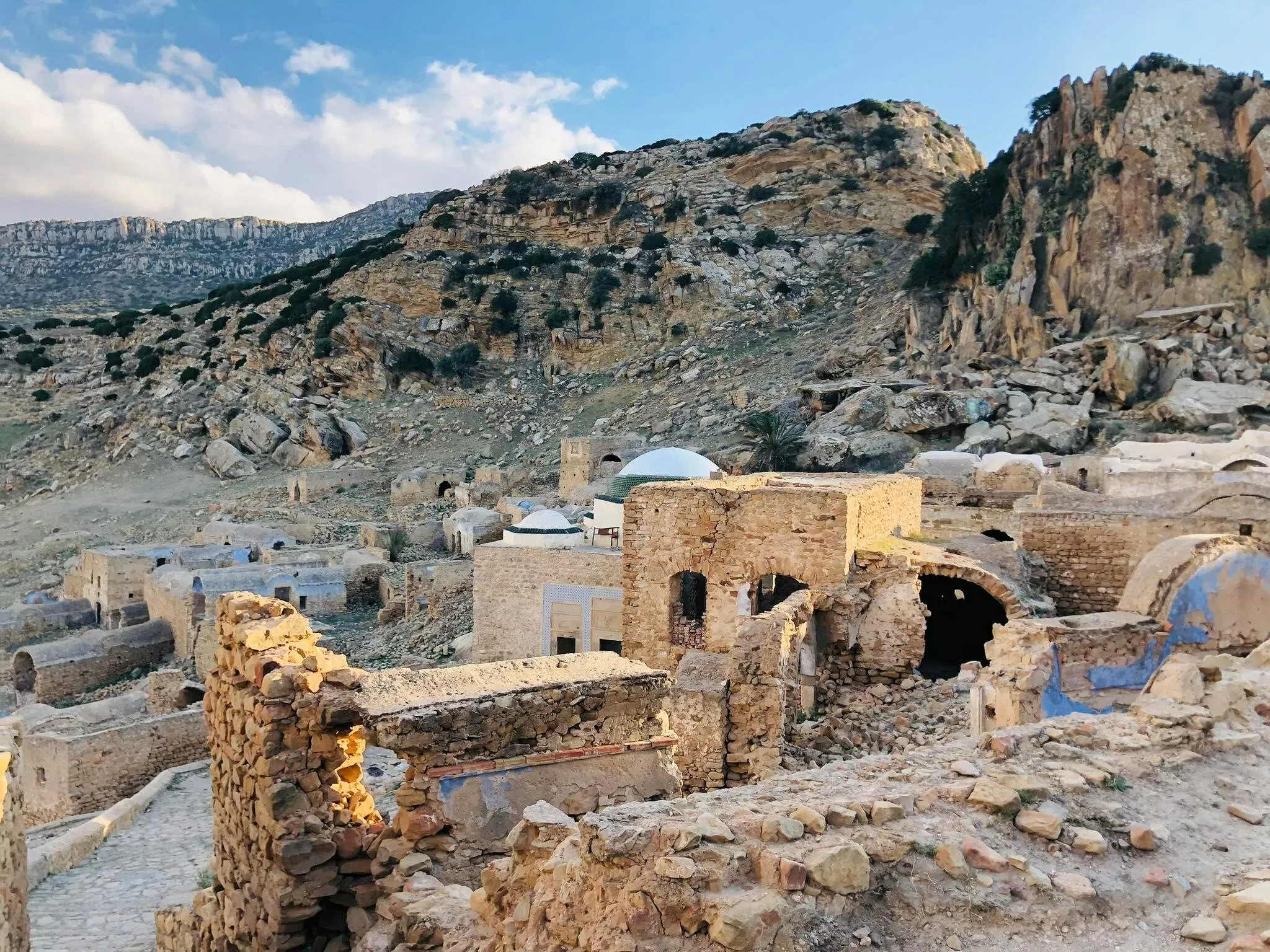 THE ABANDONED BERBER VILLAGE OF ZRIBA OLIA