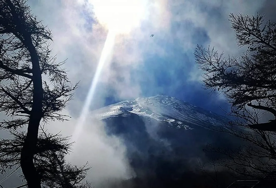 Misty Mt Fuji