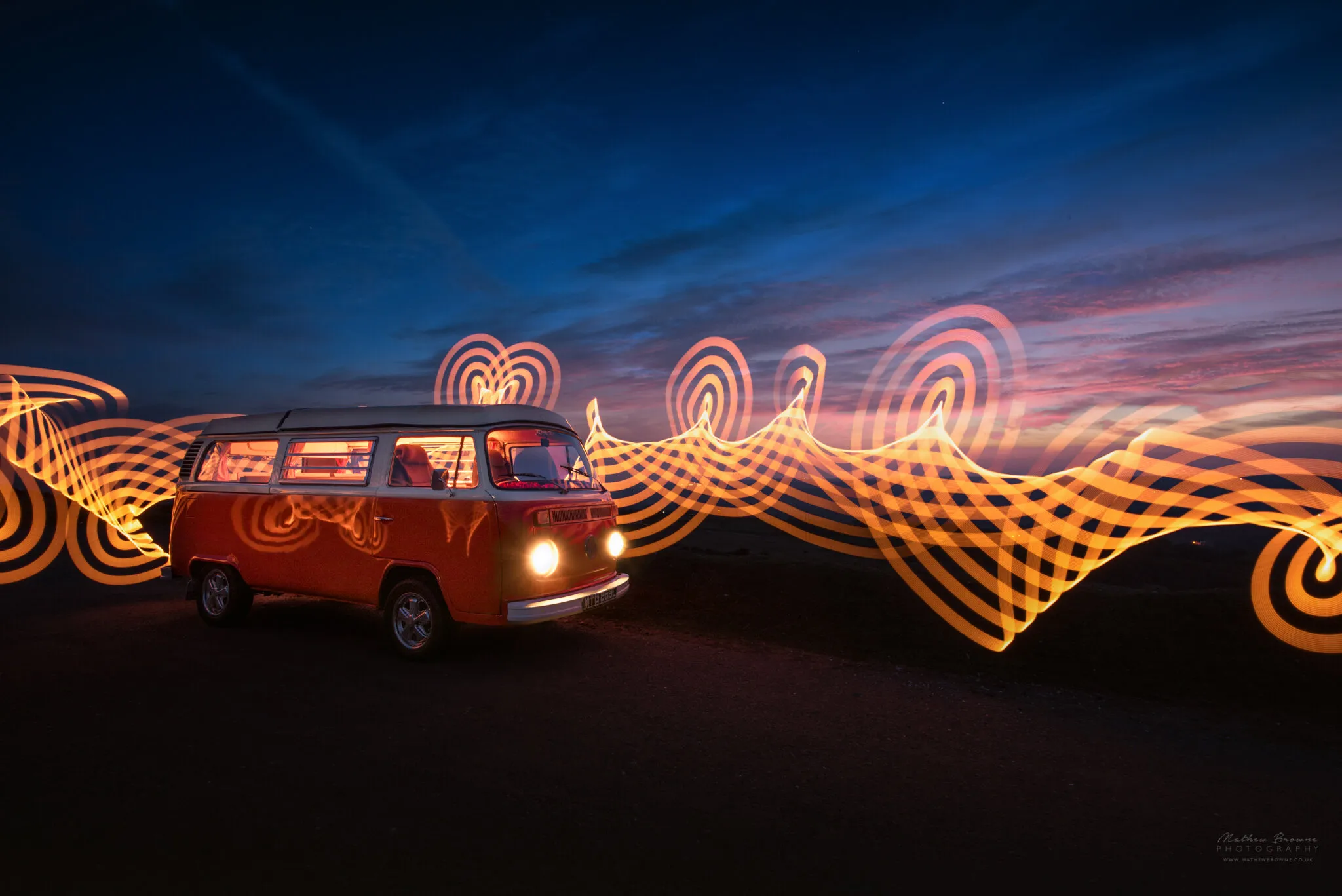 VW Camper Lightpainting II