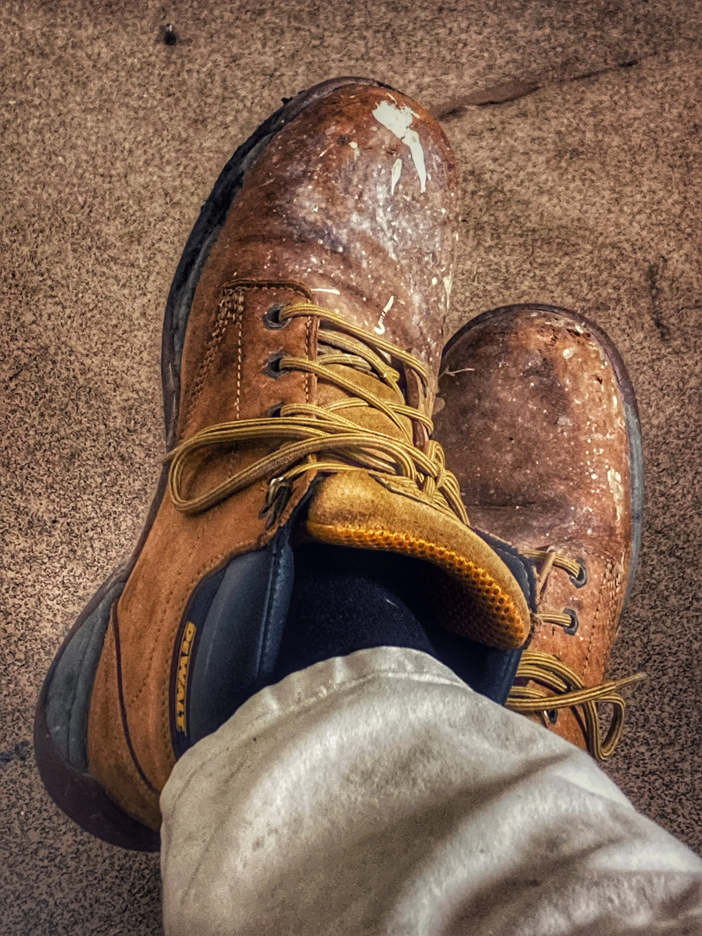 Painter man’s boots