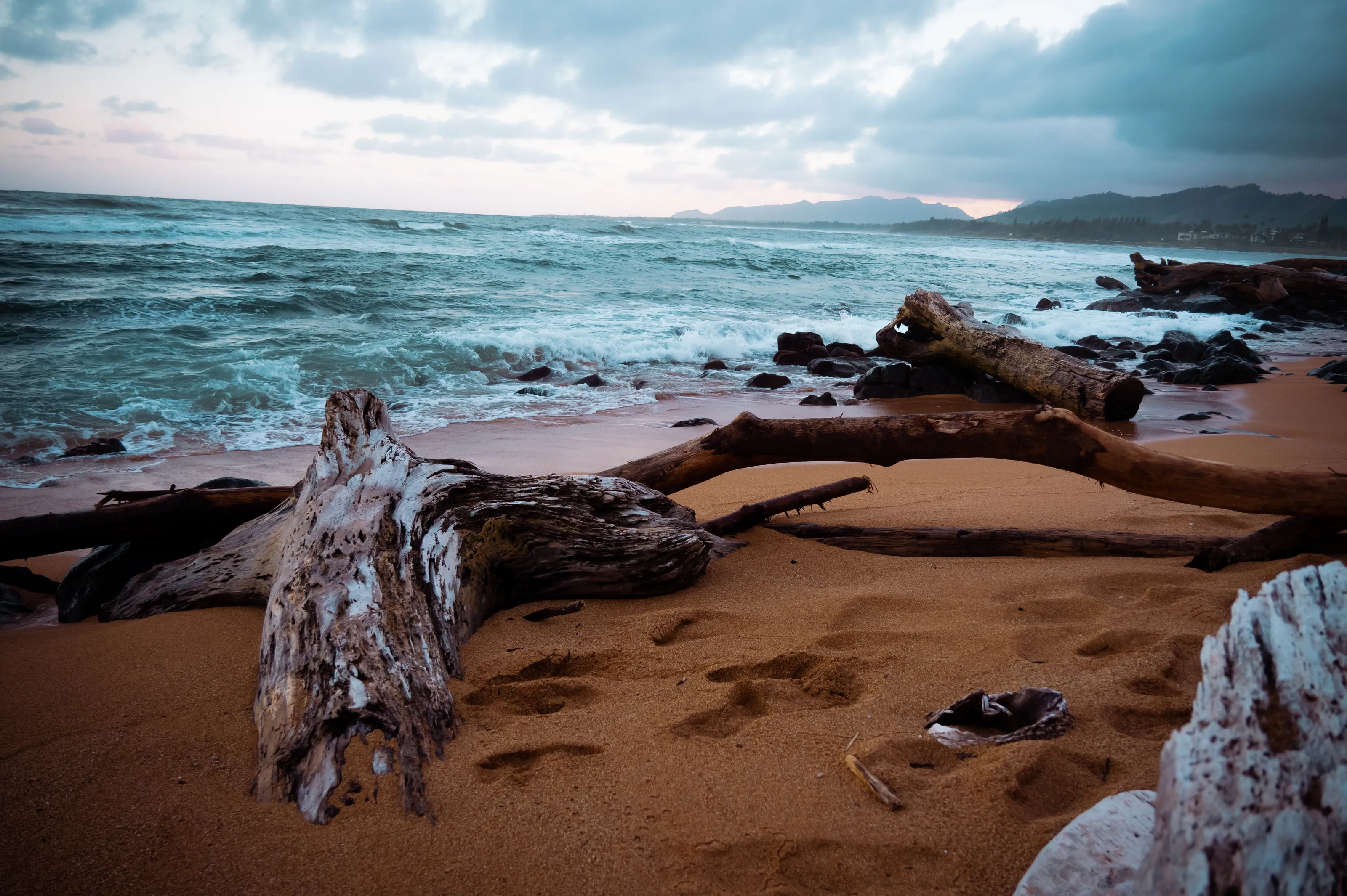 Sandy beach