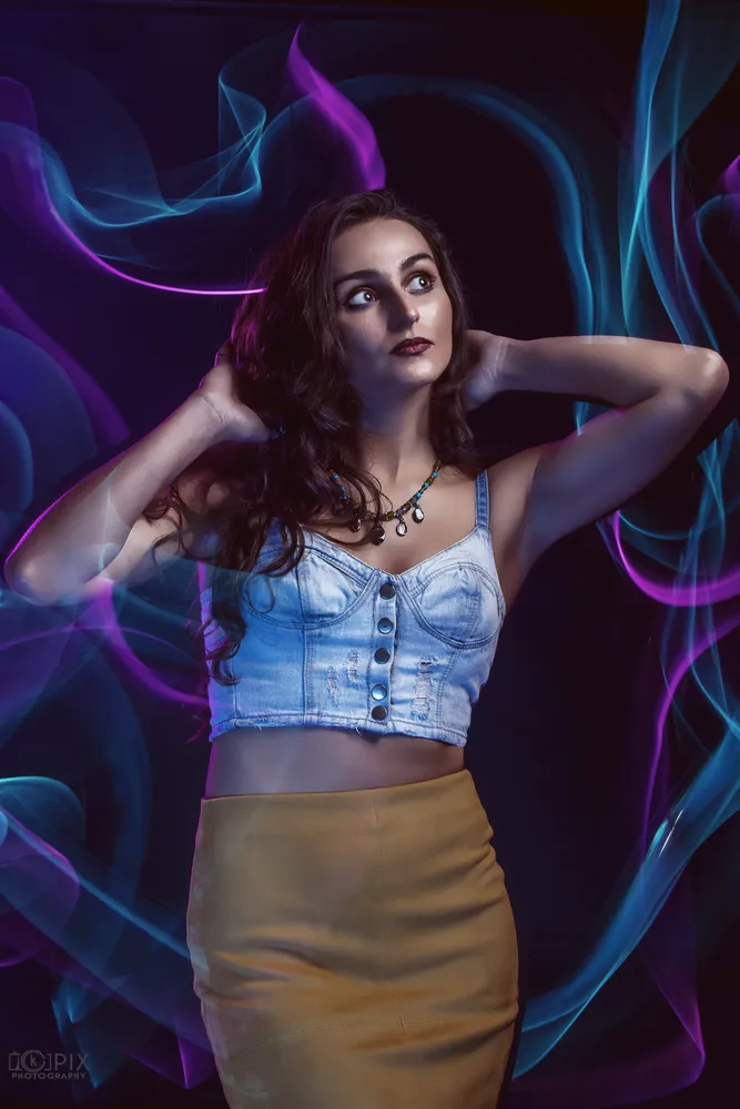 Light Painting with Roxu