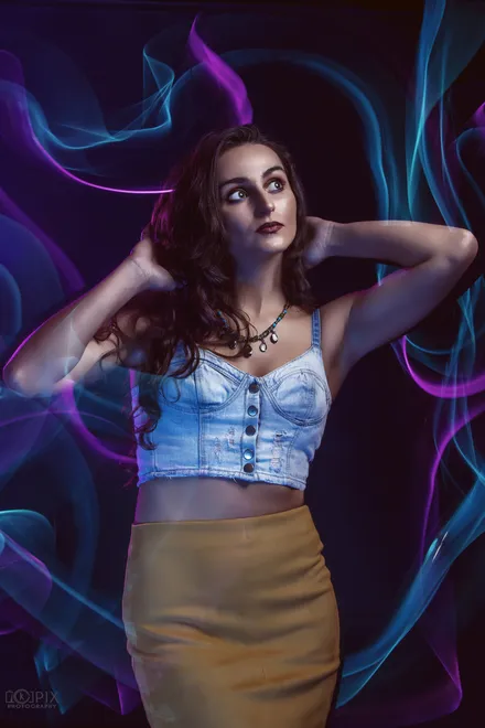 Light Painting with Roxu