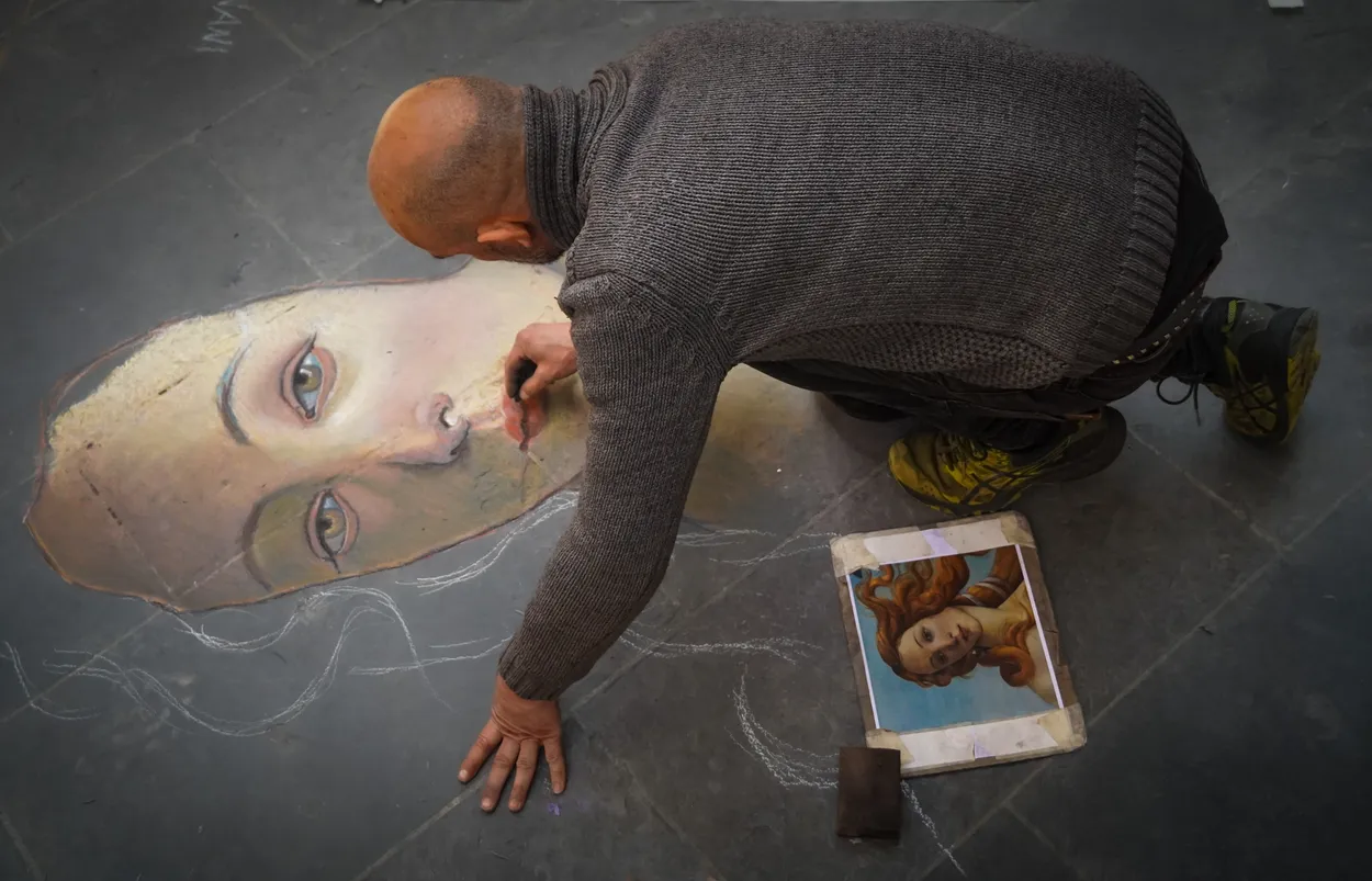 Botticelli chalk tribute