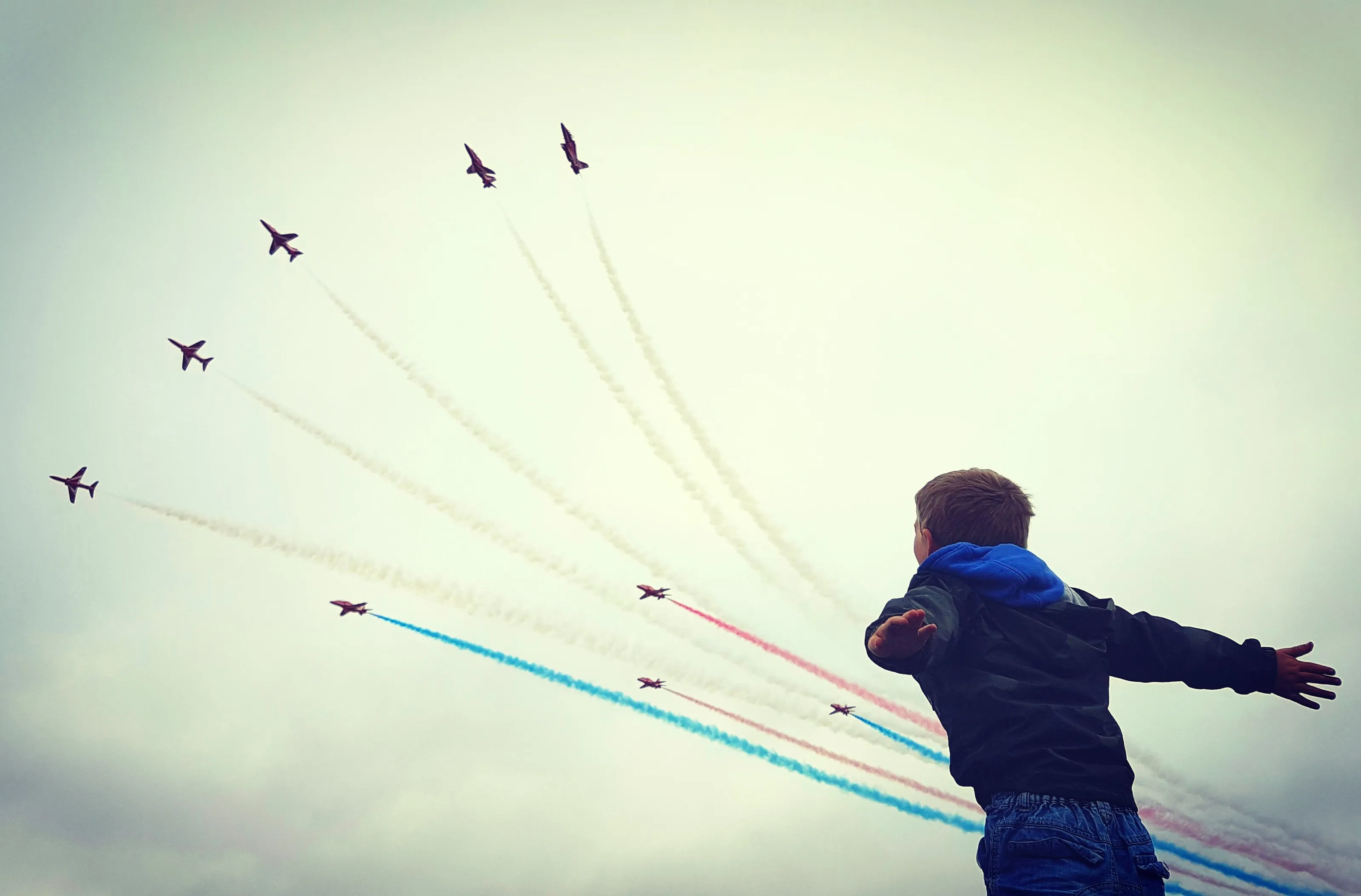 Planes and child