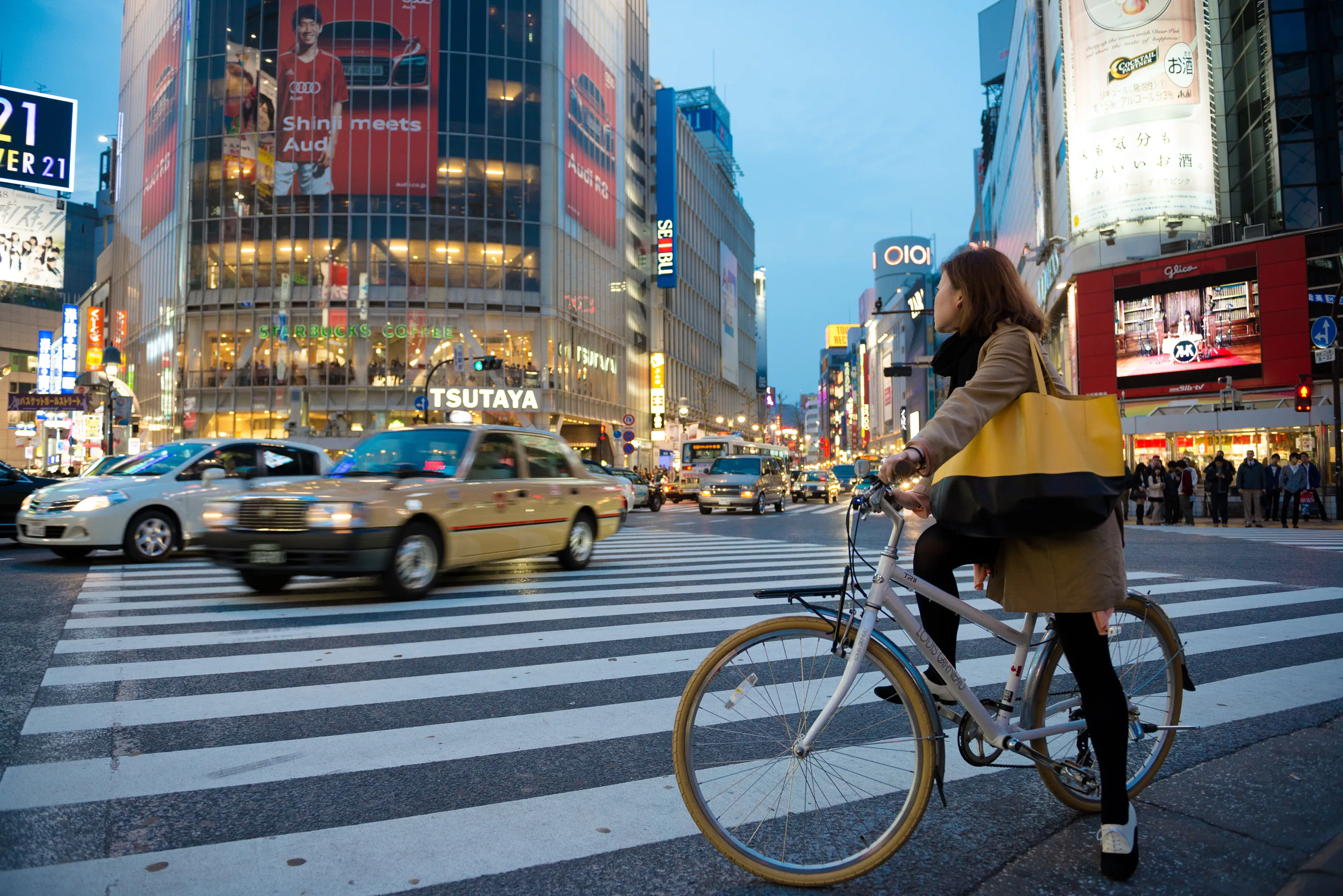Shibuya Crossing at night