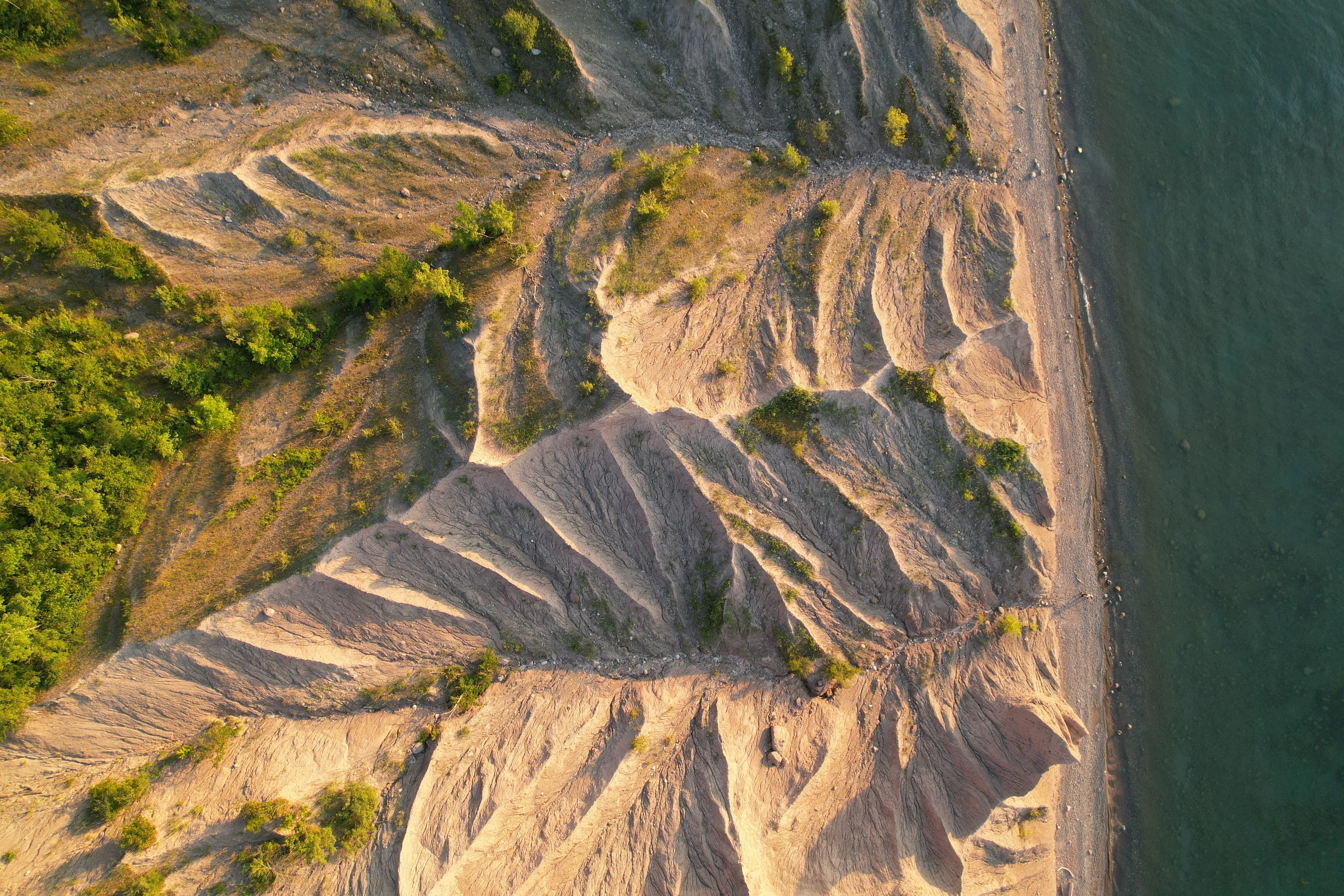 Golden Hour at Chimney Bluffs