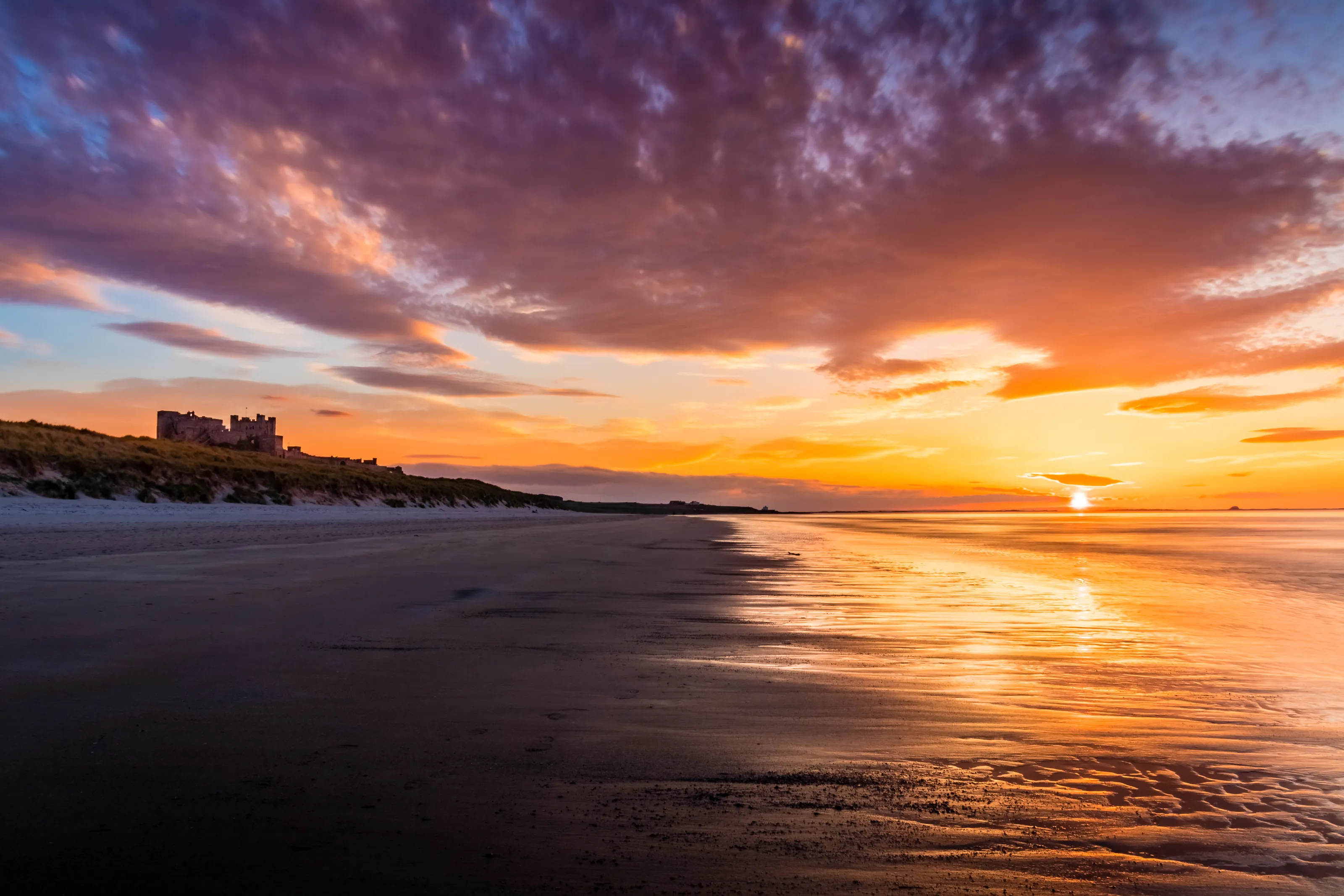 Bamburgh Castle, Northumberland, United Kingdom