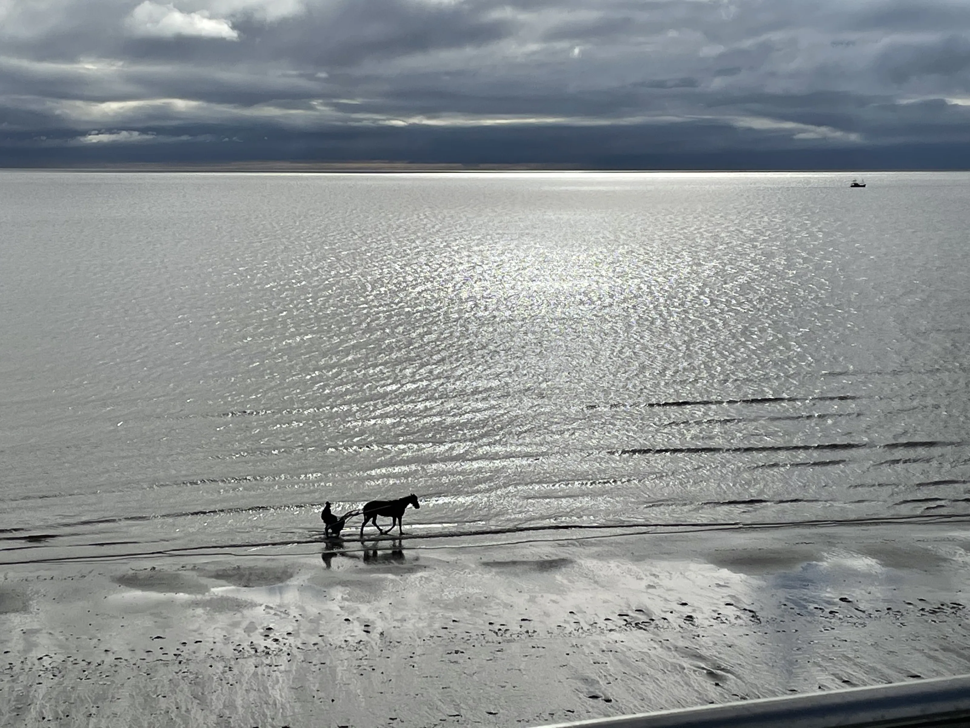 Cart on the Seashore