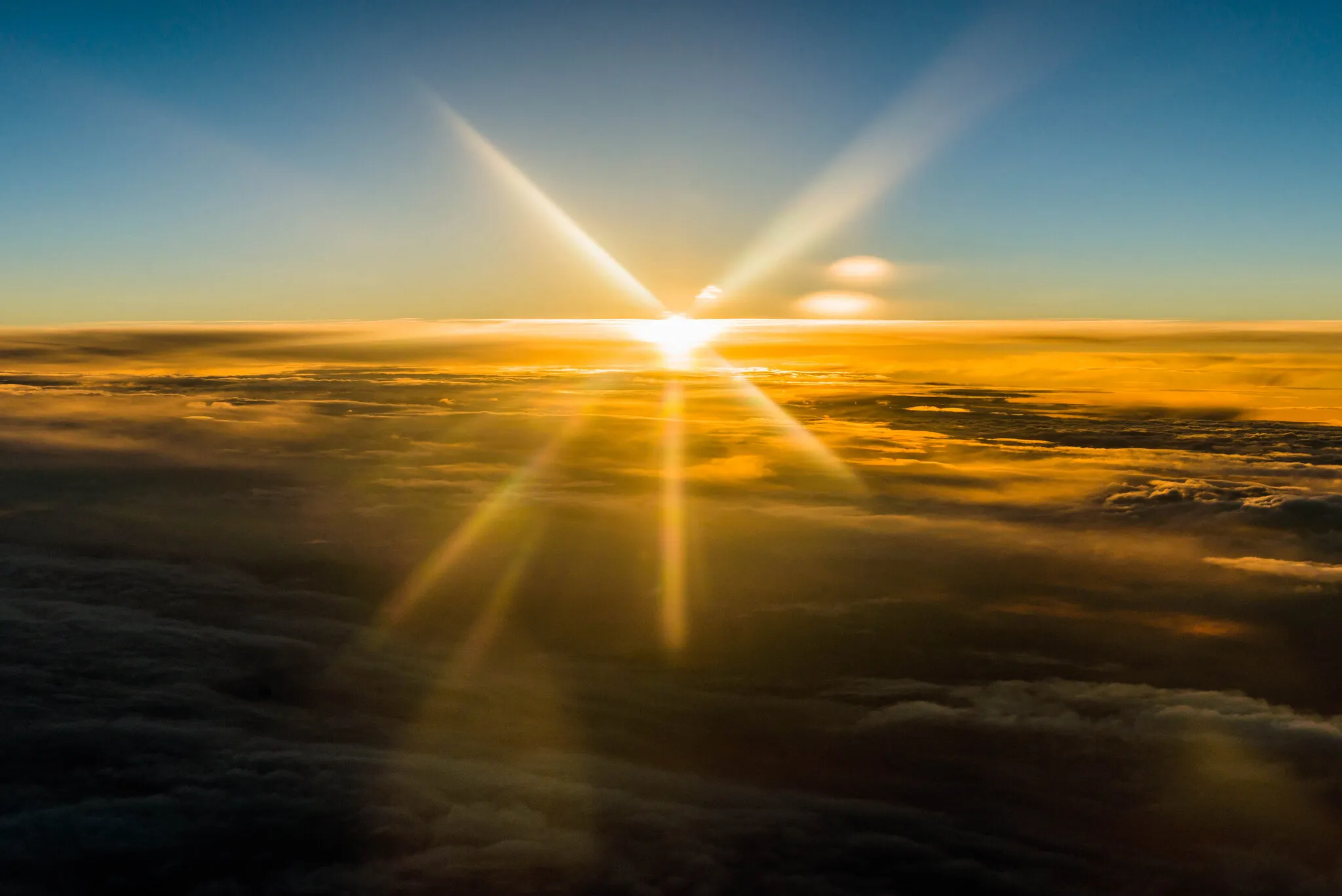 Sunset at 40,000