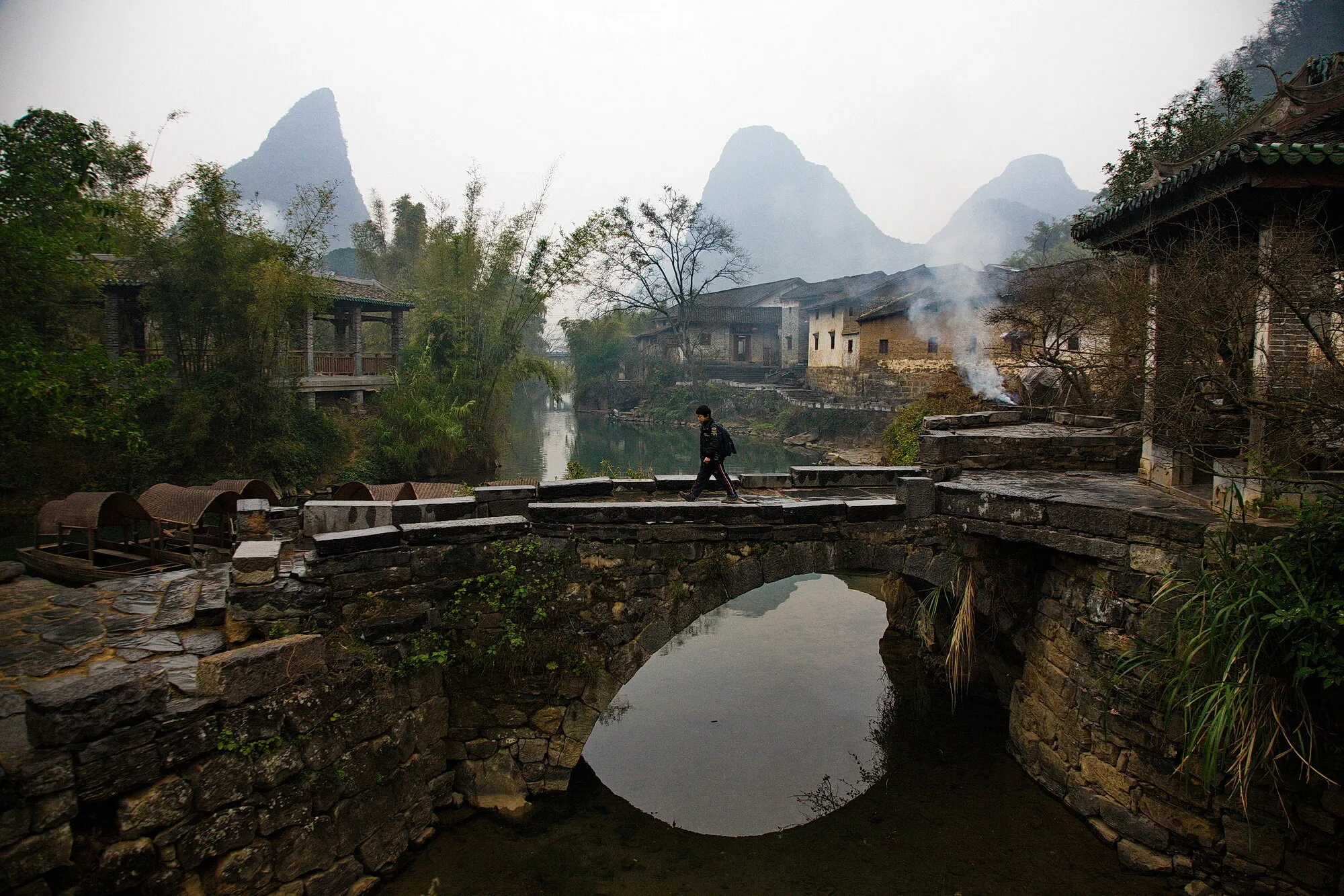 Hazy day in Huangyao